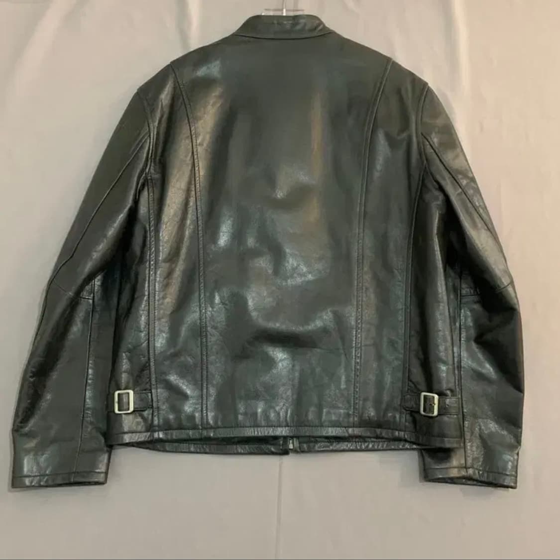 L 폴로랄프로렌 송아지 가죽 레더 싱글 라이더 자켓 상품이미지2