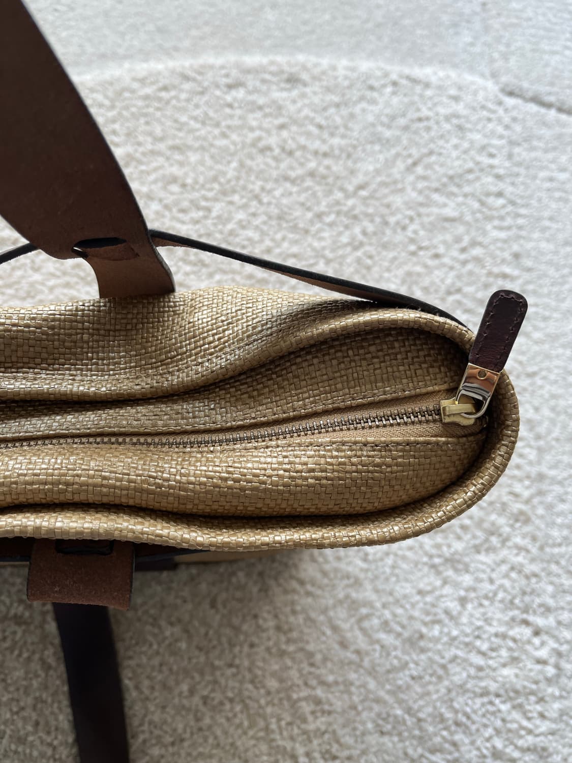 브룩스 브라더스 라탄 리얼 레더 숄더 백 상품이미지8