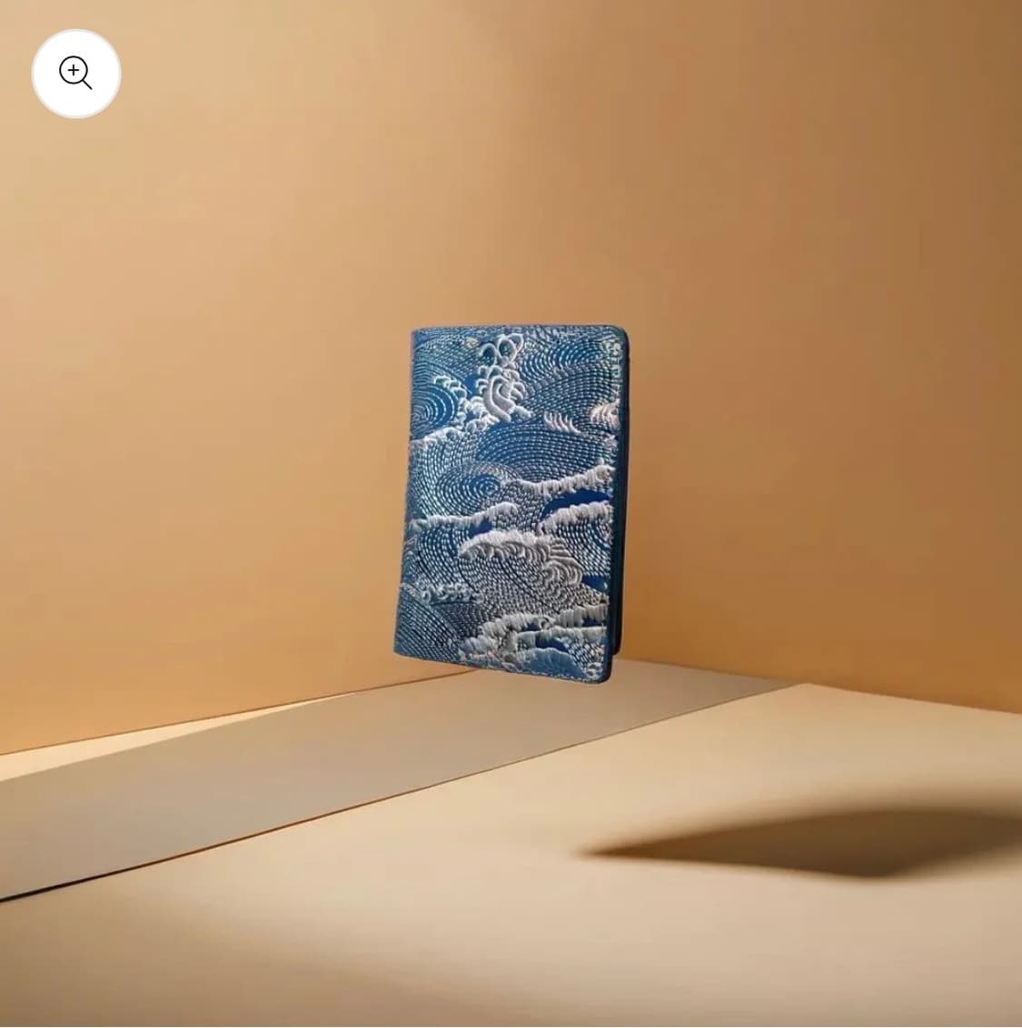 파도 자수 카드지갑 상품이미지1
