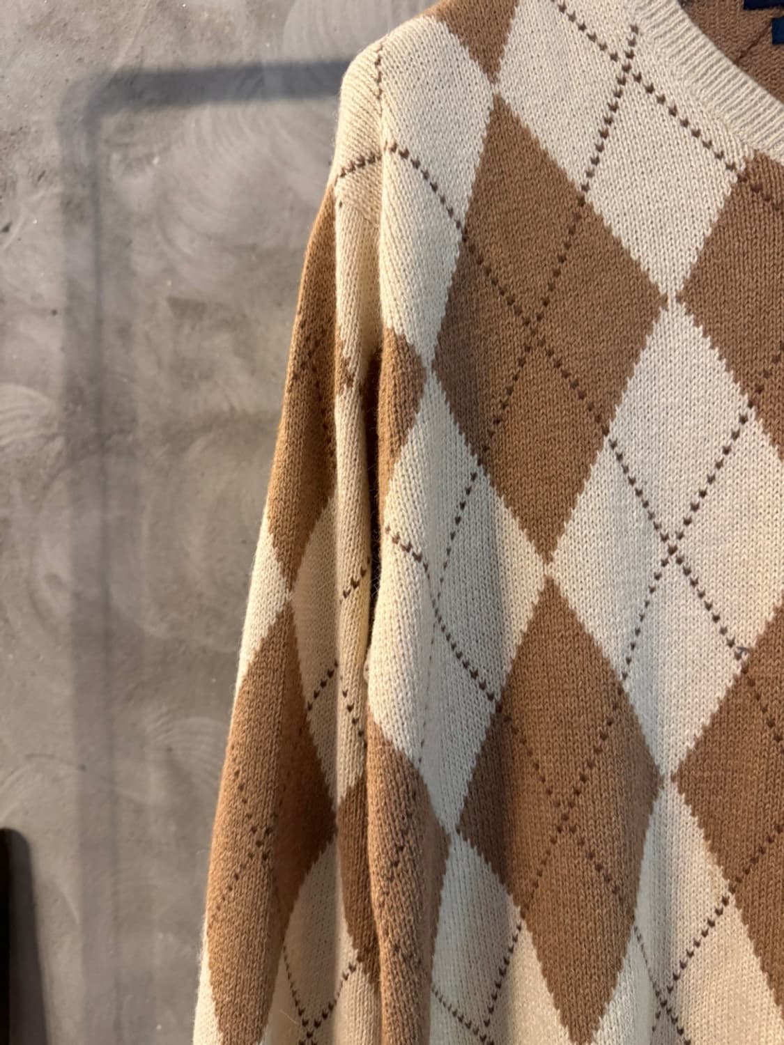 폴로 랄프로렌 알파카 코튼 아가일 니트 100 상품이미지5