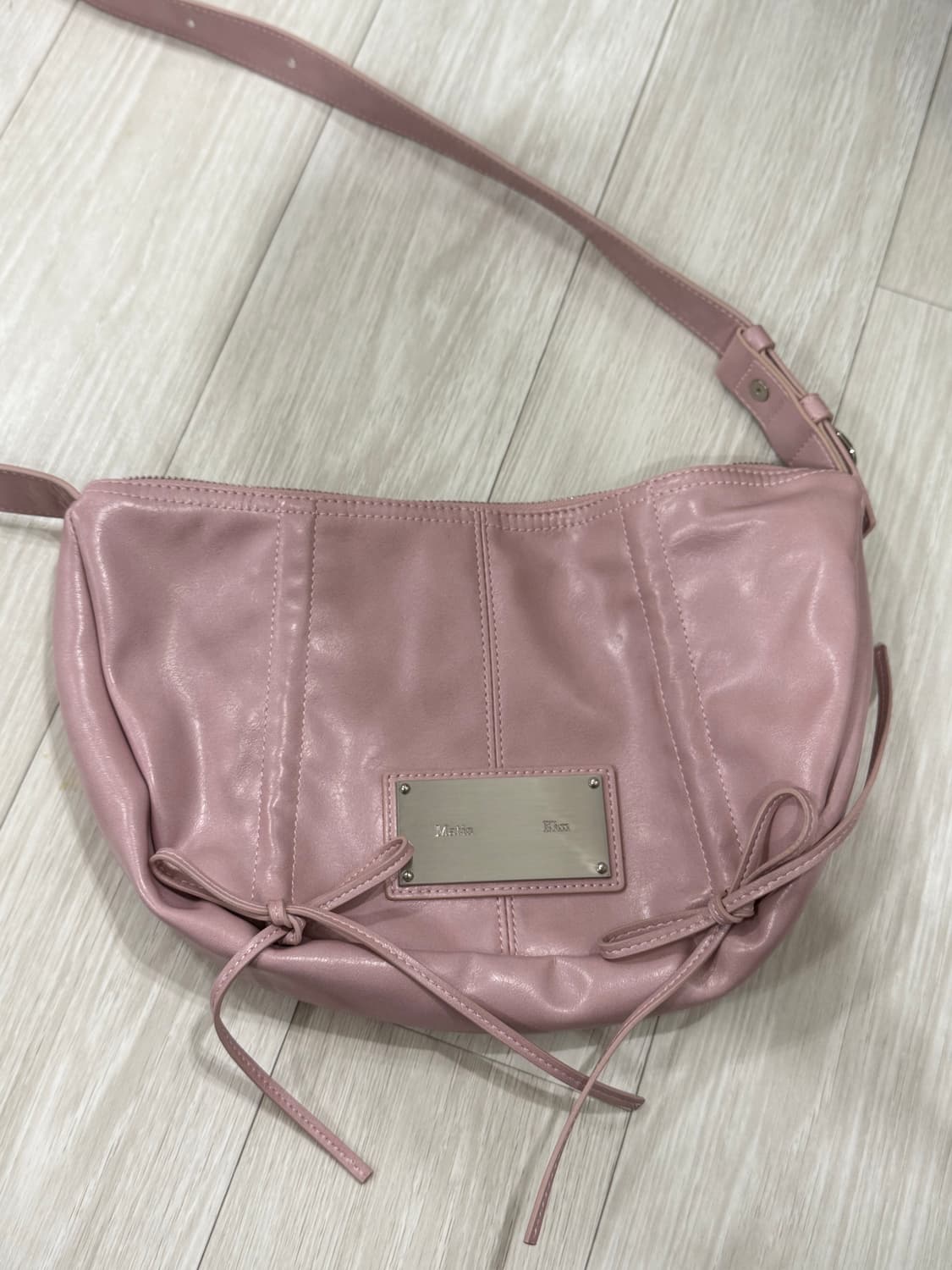 마뗑킴 하프 셔링 라운드백 핑크 상품이미지3