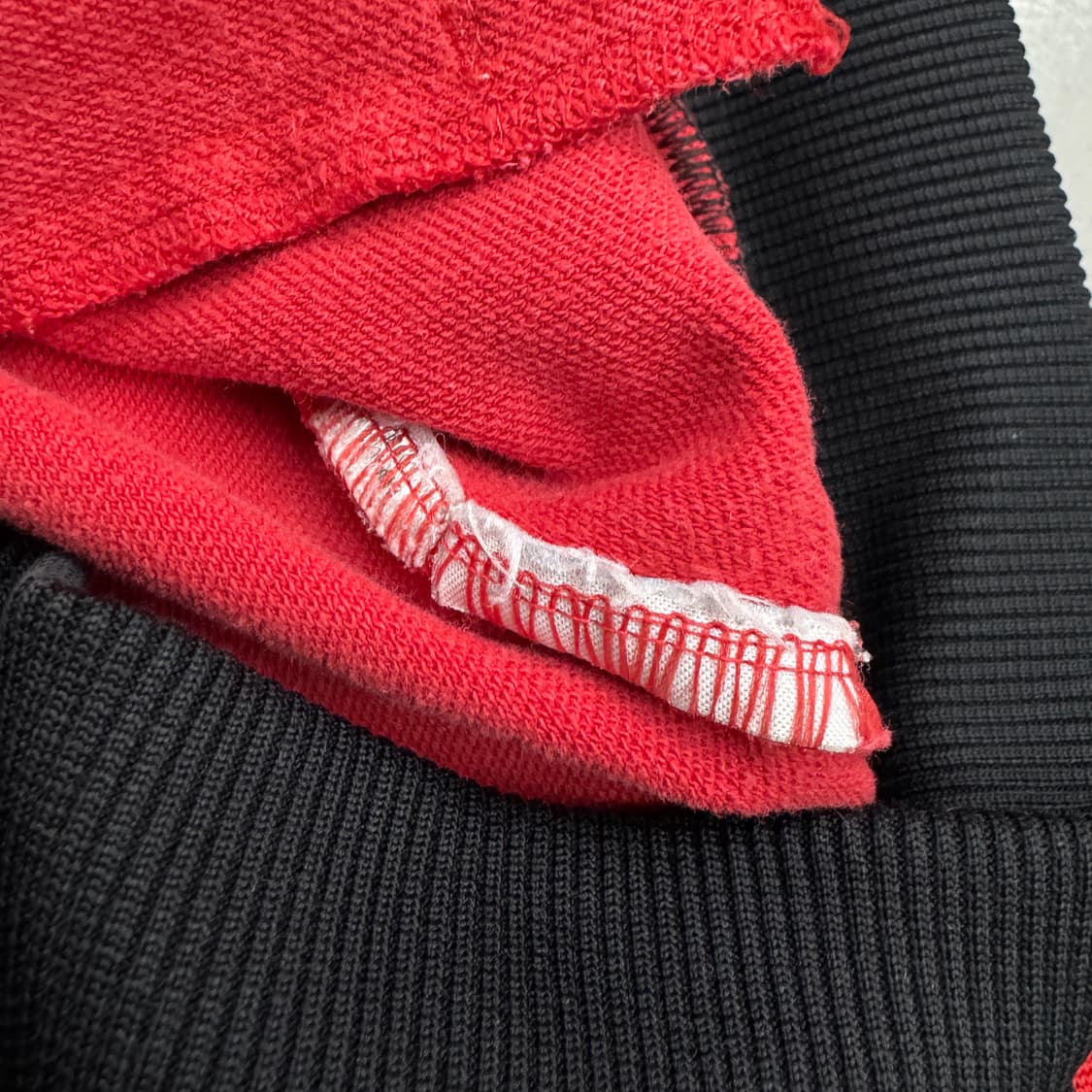 아디다스 베켄바우어 레드 블랙 트랙탑 져지 상품이미지5