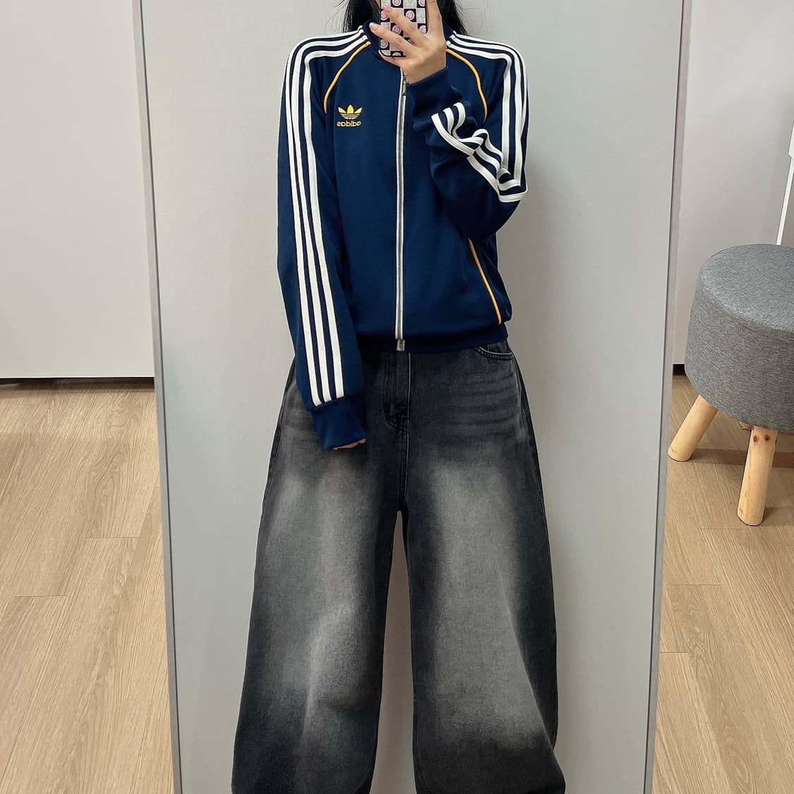 아디다스 슈퍼스타 네이비 트랙탑 져지 상품이미지1