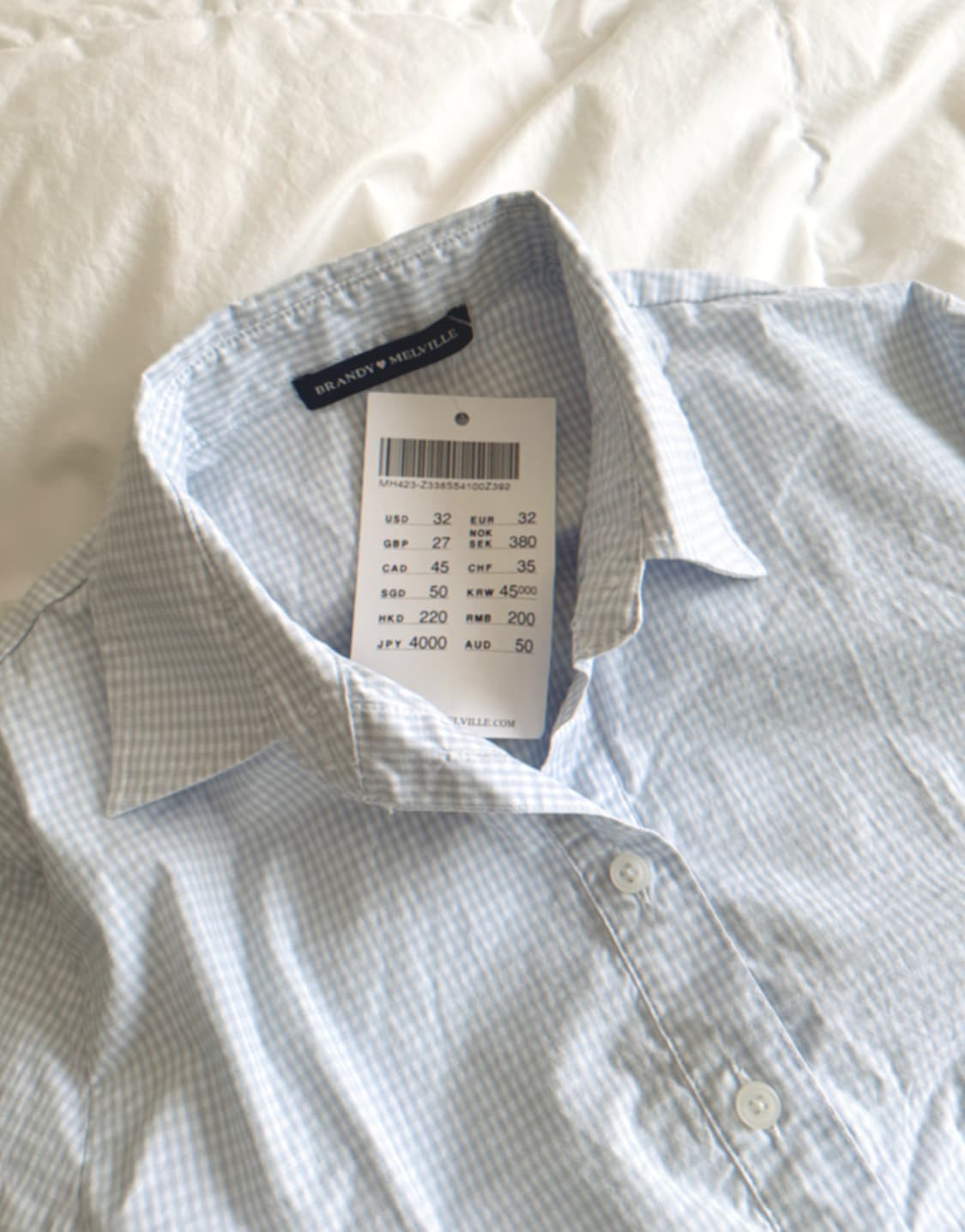 브랜디멜빌 체크 밀리 셔츠 상품이미지9