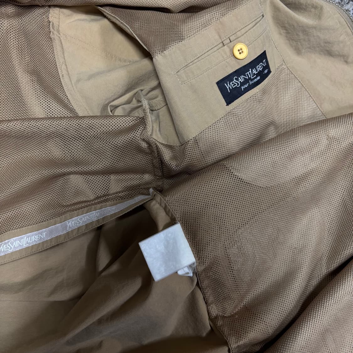 105 YSL 입생로랑 베이지 블루종 자켓 상품이미지5