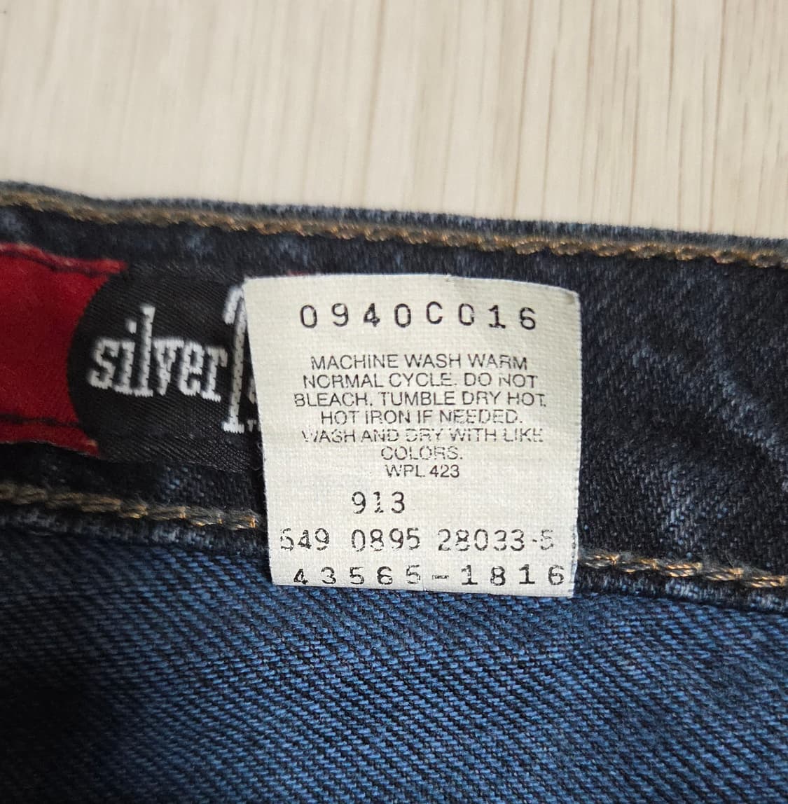 (착샷) 리바이스 90s USA 실버탭 루즈 데님  상품이미지4