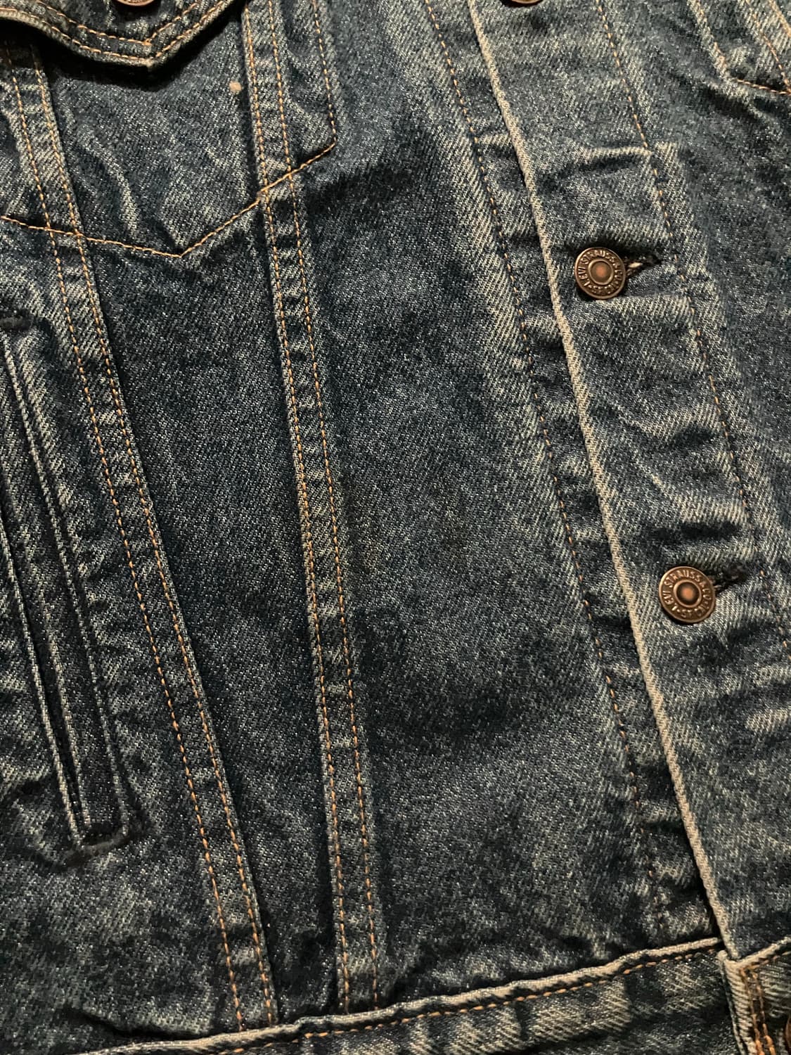 🇺🇸 80s USA 빈티지 리바이스 70506 3세대 데님자켓 상품이미지5