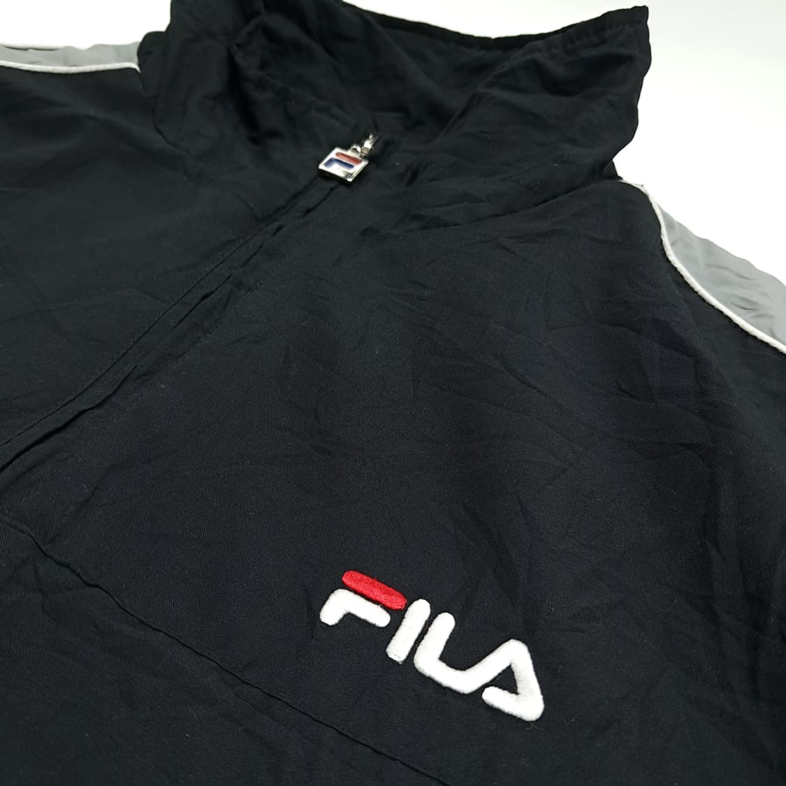 CN465 XL FILA 필라 올드스쿨 윈드브레이커 하프집업 자켓 점퍼 상품이미지5