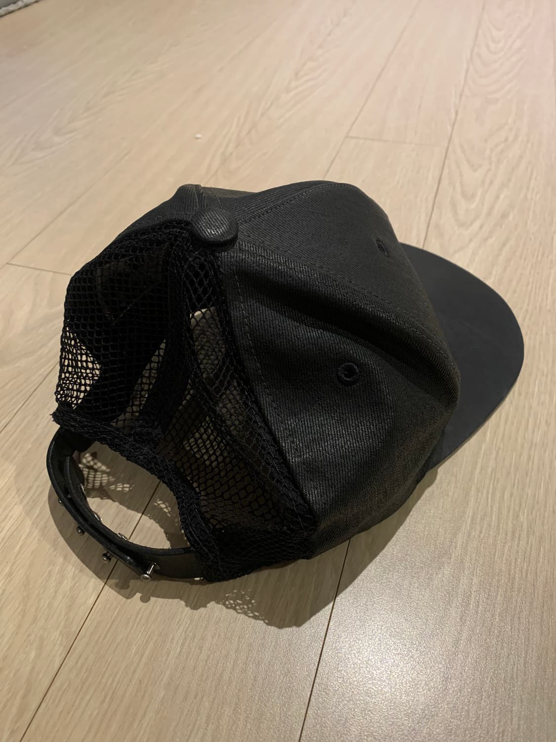 릭오웬스 레더 매쉬캡 상품이미지2