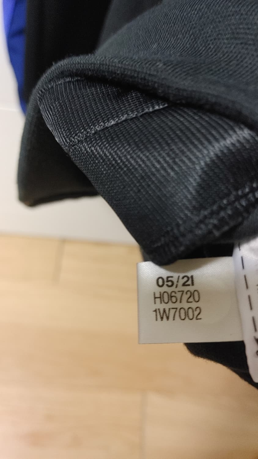 아디다스 블루/블랙 컬러 트랙탑 XL 상품이미지5