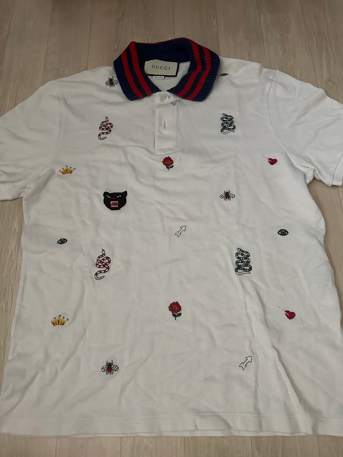 정품 구찌 반팔티 상태좋음 상품이미지1