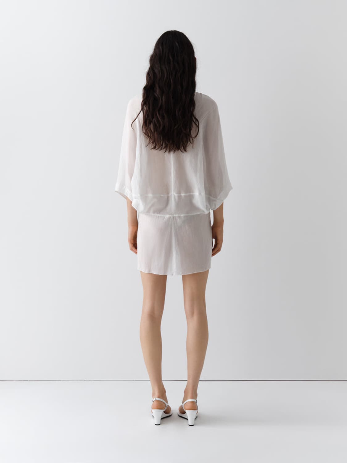 [XS,S,M]기마구아스 Ingrid 미니 드레스/화이트 상품이미지7