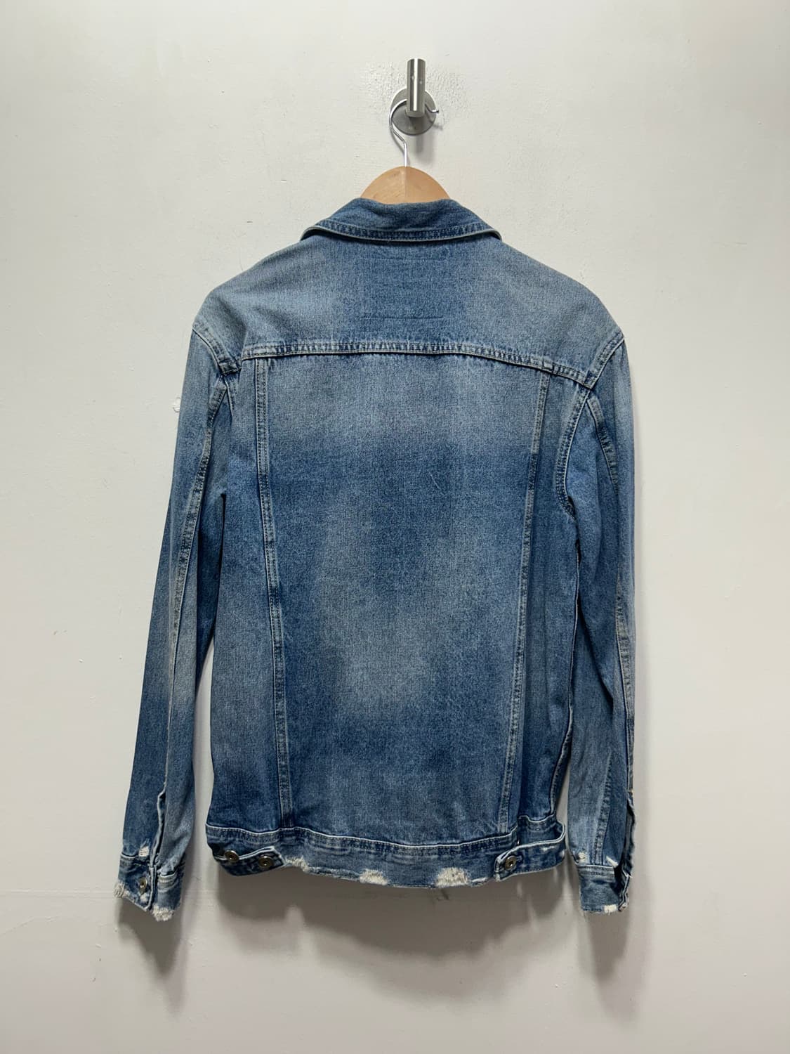 자라 남성 맨 데님 청자켓 M 상품이미지3