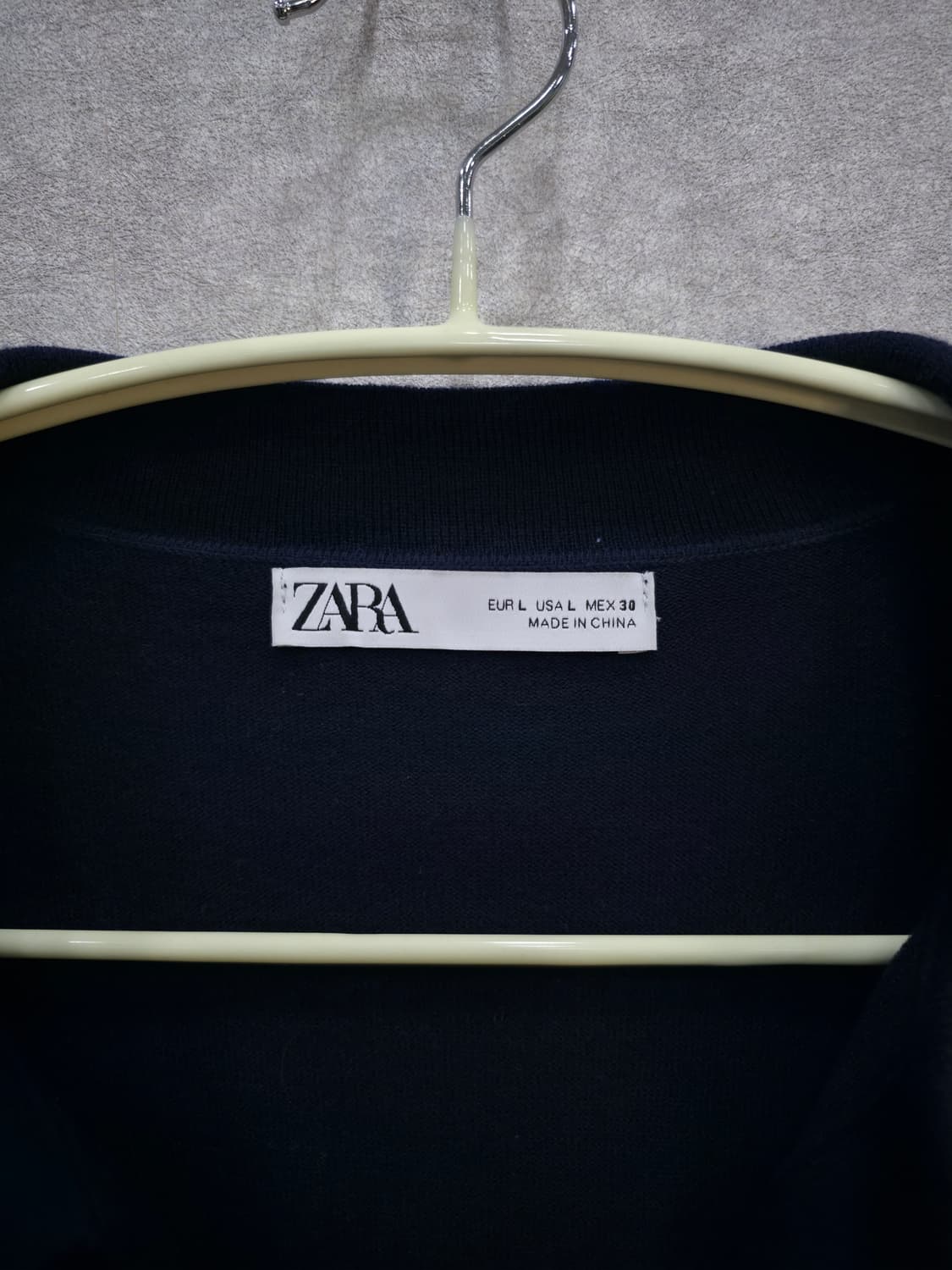 자라 남성 오픈카라 니트 ZARA 상품이미지4