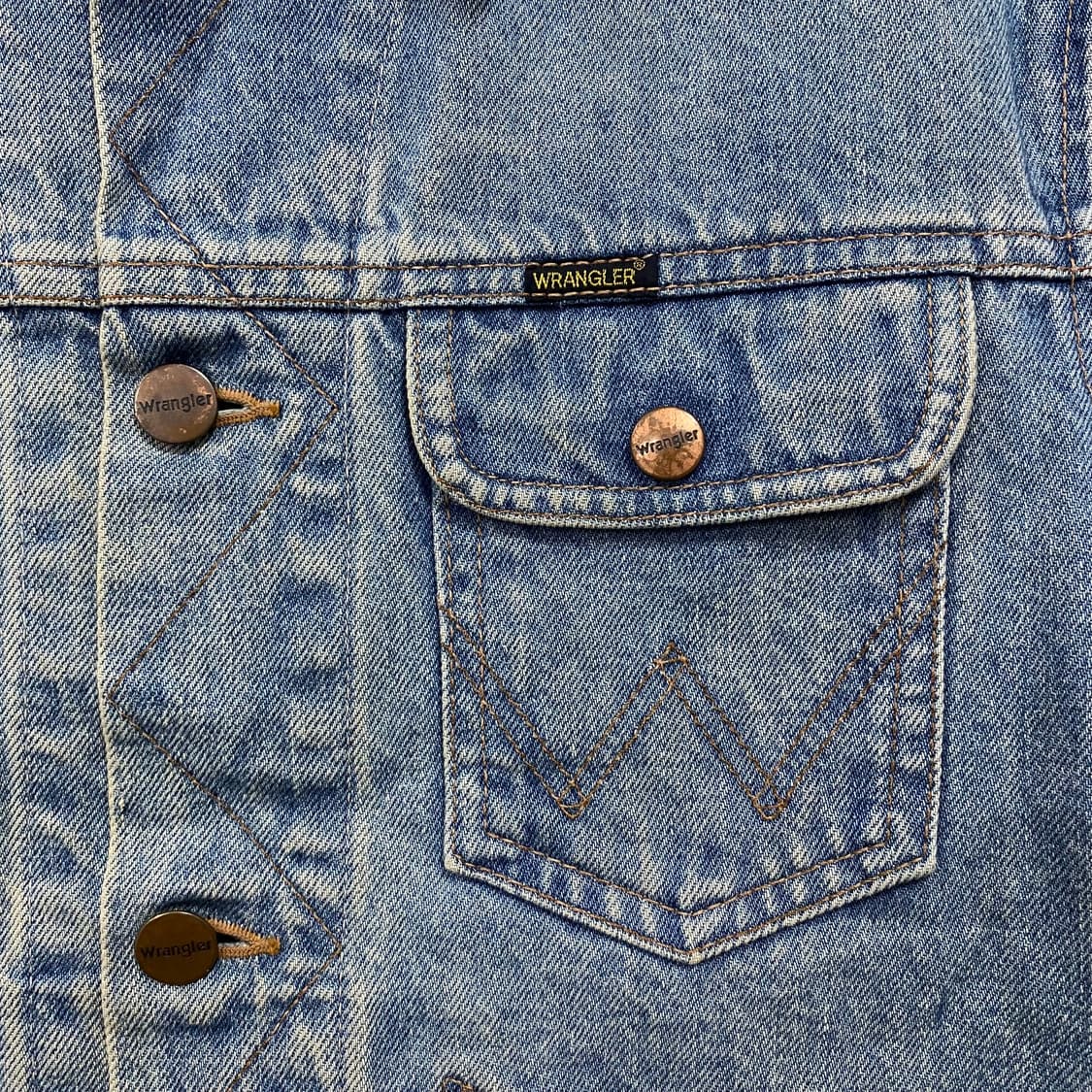 90s 랭글러 재팬 WEST BOUNTIFUL POLICE 데님 자켓 상품이미지4