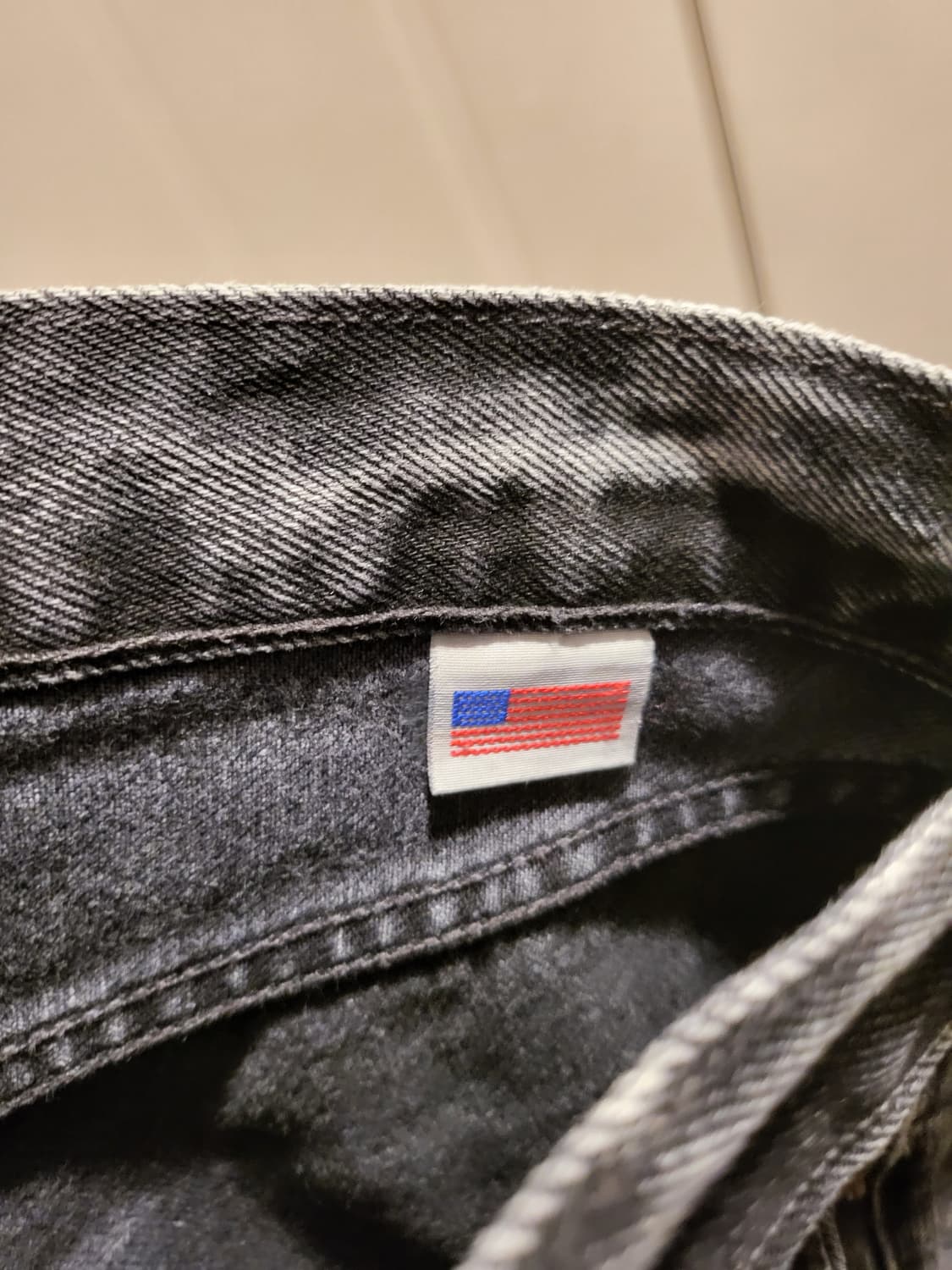 리바이스 501 프리미엄 흑청 데님 W31 L32 상품이미지7