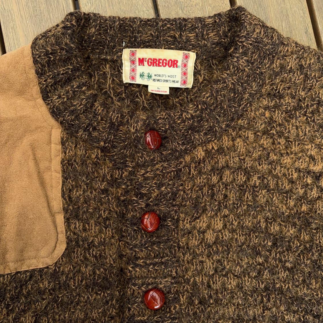 90s Japan 맥그리거 McGREGOR 울 헨리 니트 상품이미지7