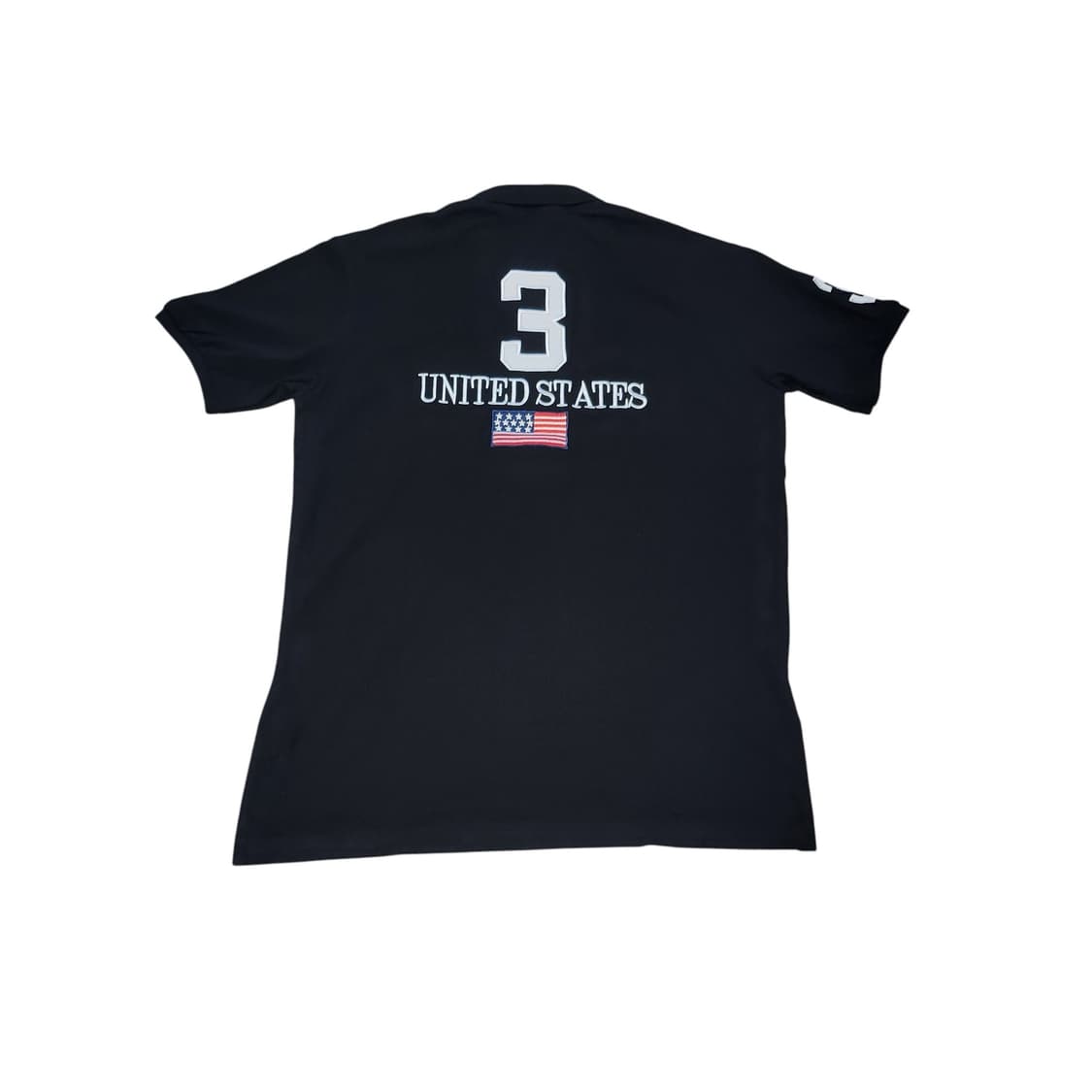 폴로 랄프로렌 블랙 USA 빅포니 카라티 XXL 상품이미지4
