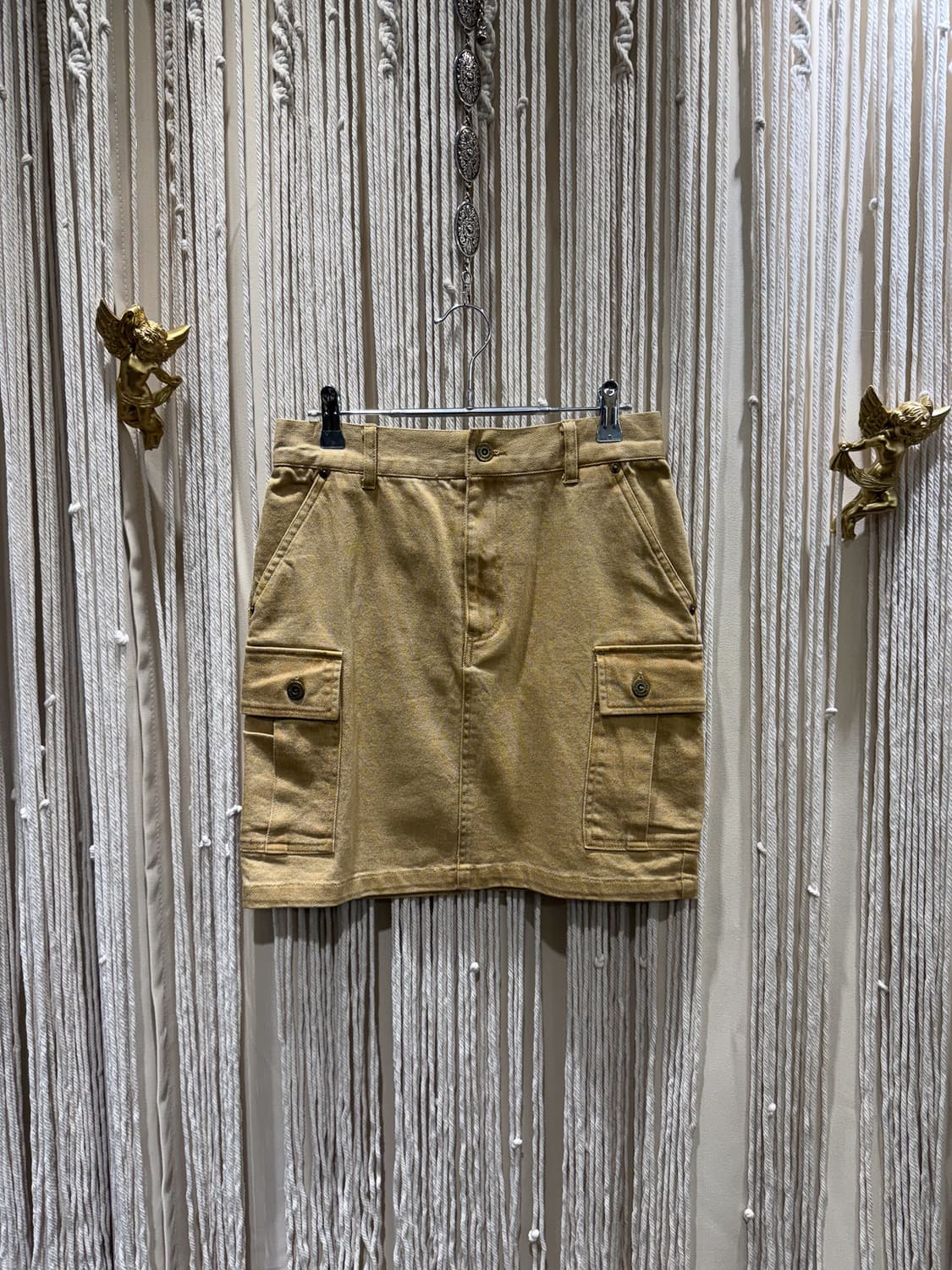 Camel Cargo Skirt 0078 상품이미지1