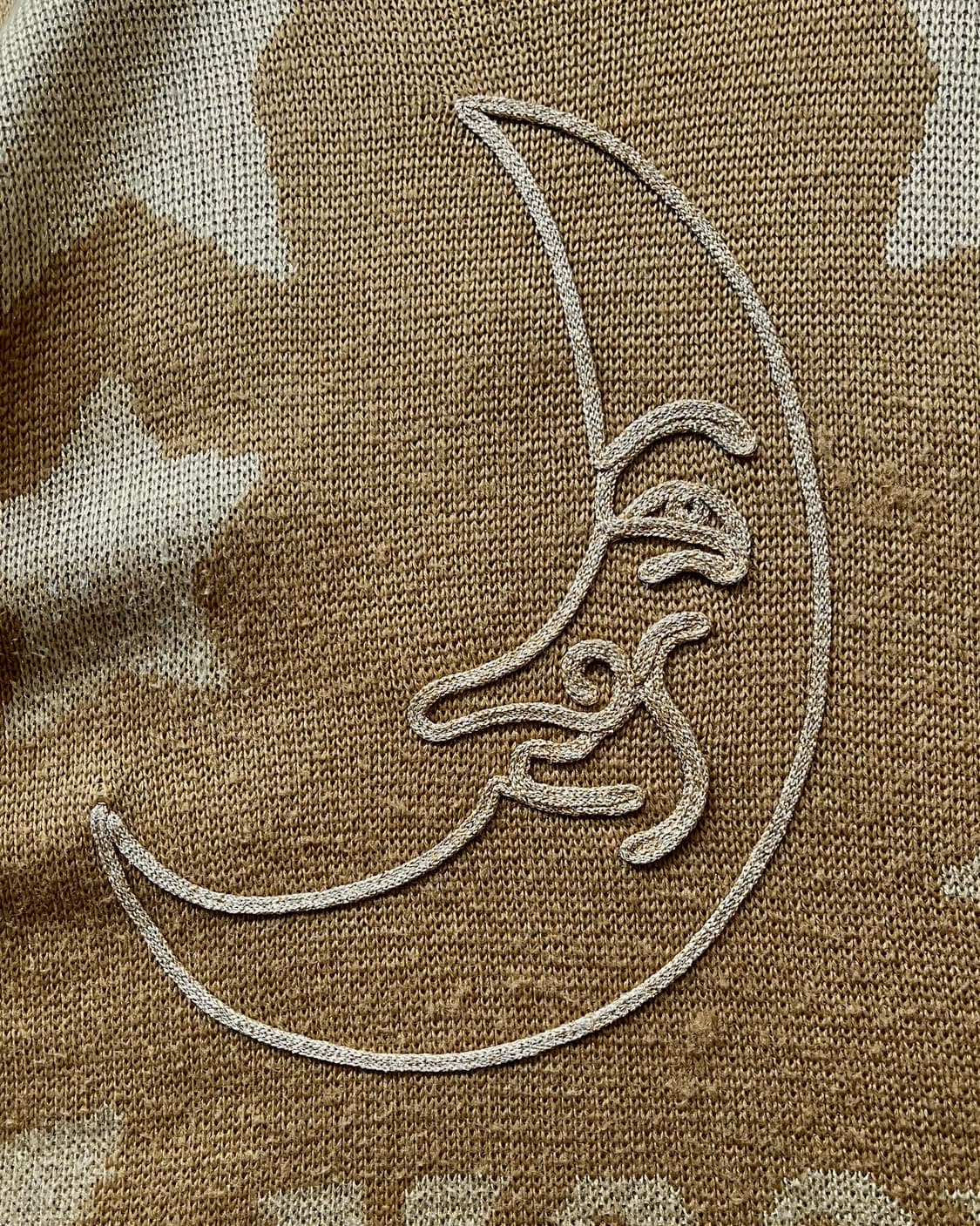 1970s Caroll Occult 3D Moon Knit Sweater 상품이미지7