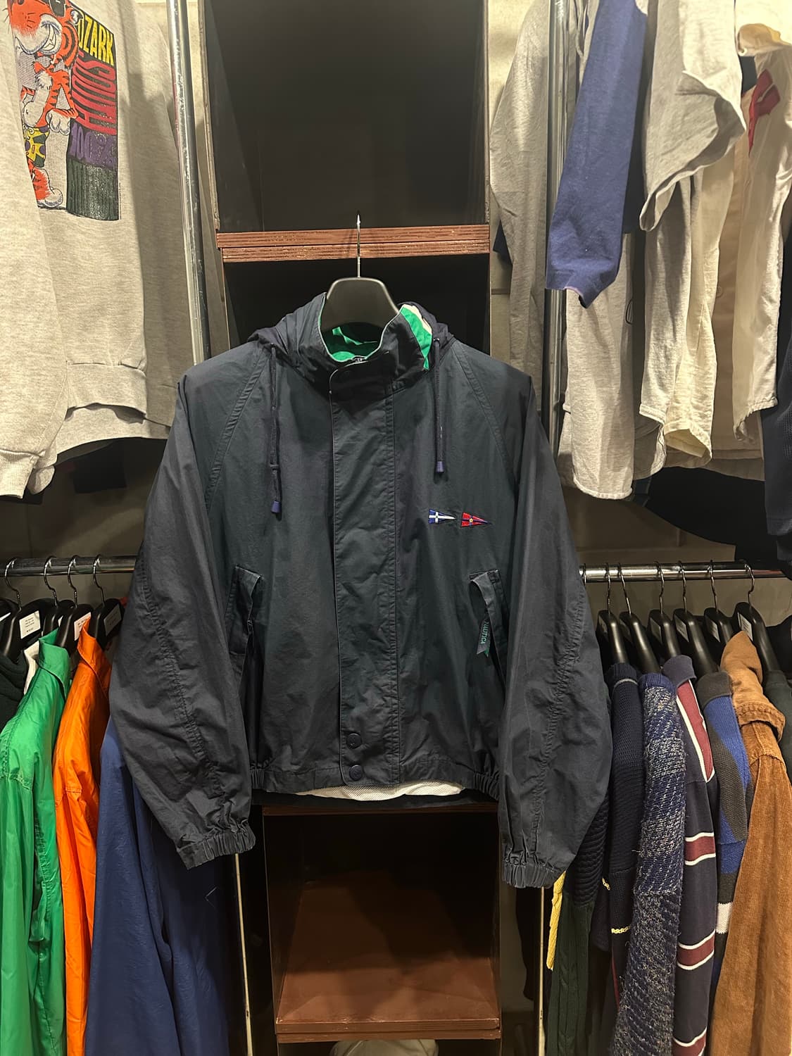 빈티지 90s 노티카 US2 로고 자켓 상품이미지1