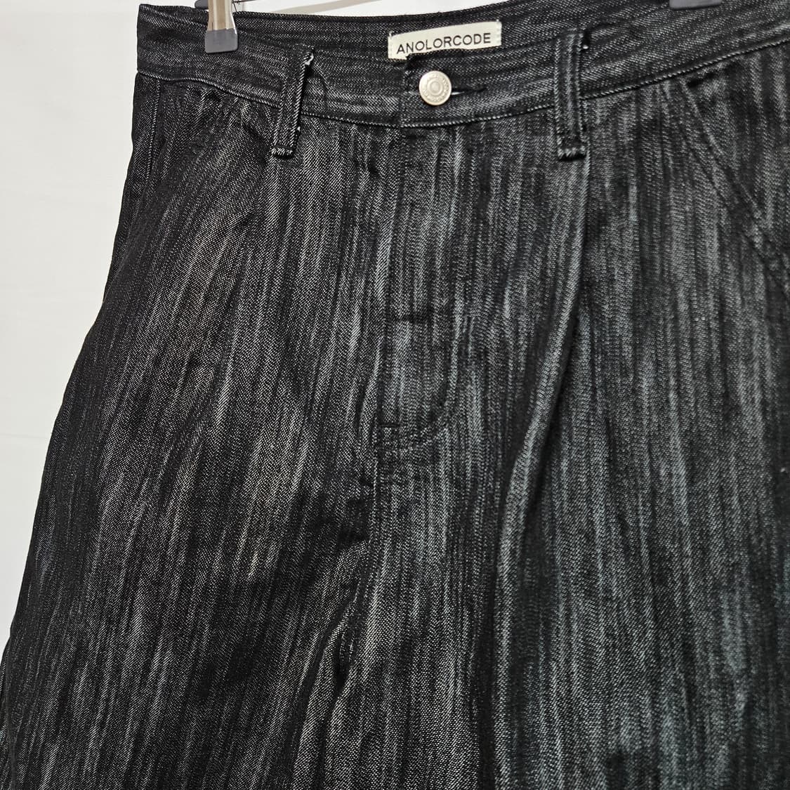 S 어널러코드 데님 하프팬츠 상품이미지2