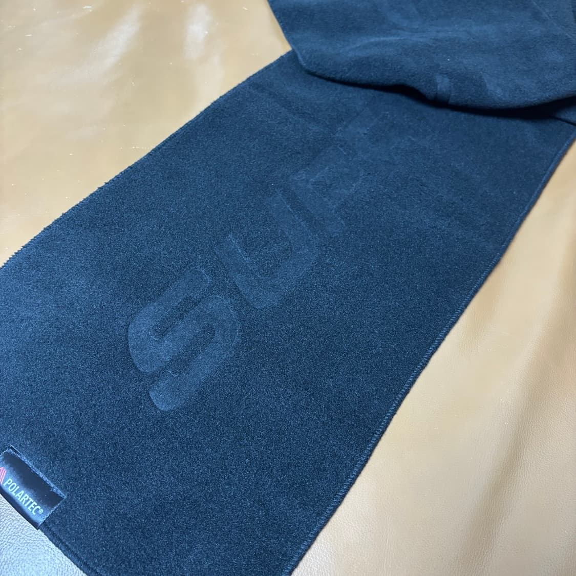 슈프림 머플러 목도리 로고 블랙 상품이미지7