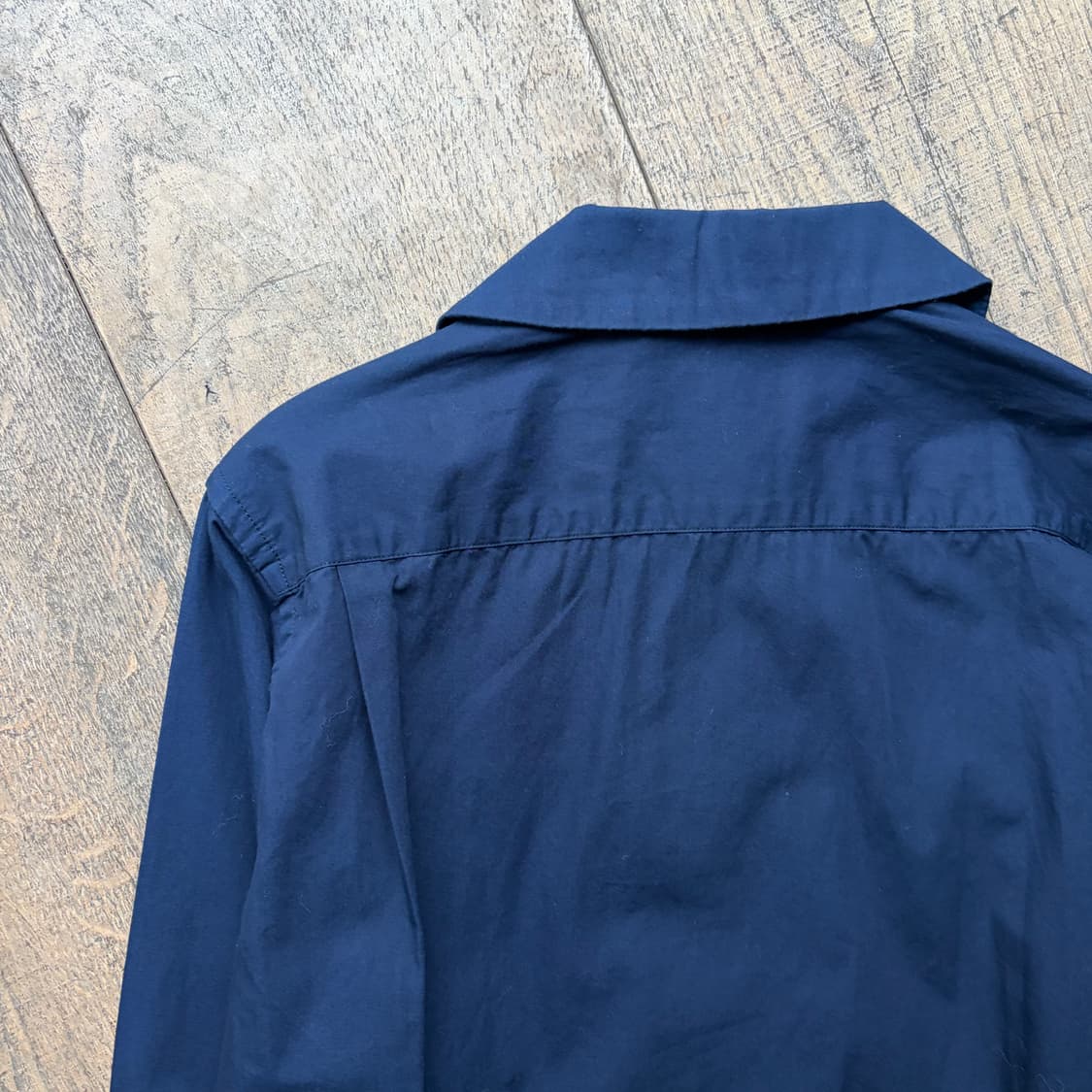 Patchwork Round Collar Blouse 상품이미지8