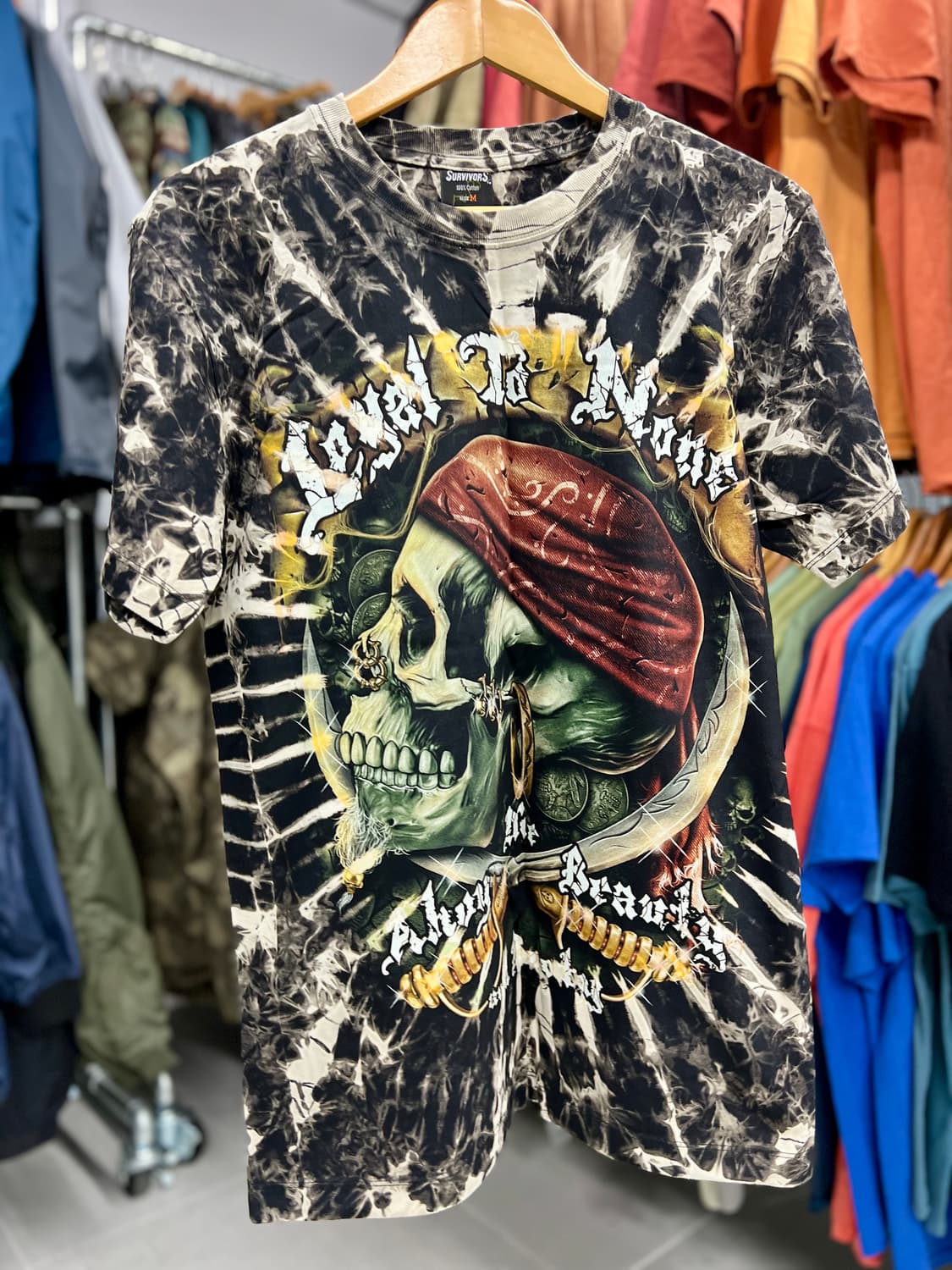 쌍칼 스컬두건 얼룩이 상품이미지3