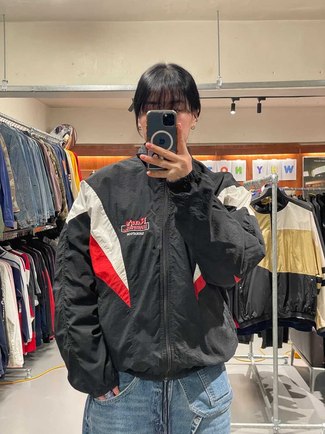 90s 빈티지 올드스쿨 바람막이 상품이미지1