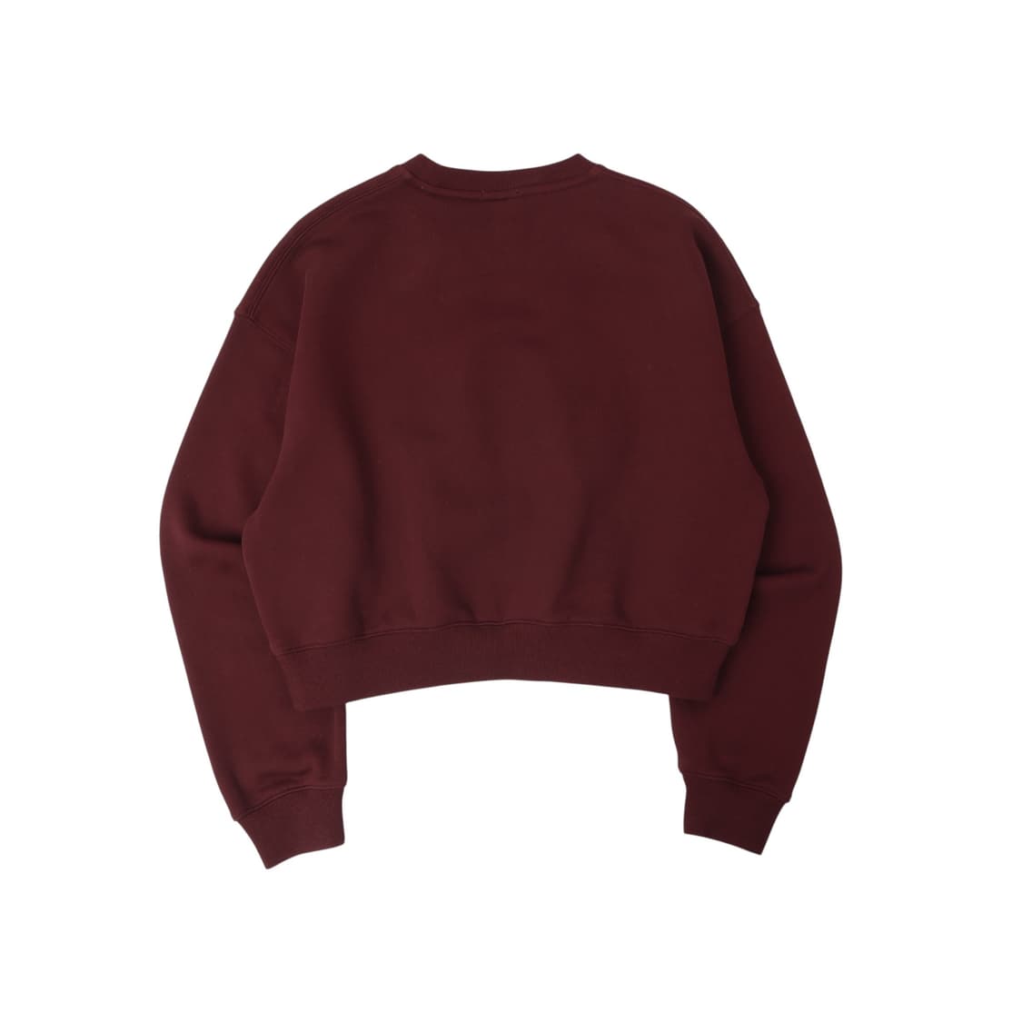 리 버건디 크롭 스웻셔츠 상품이미지5