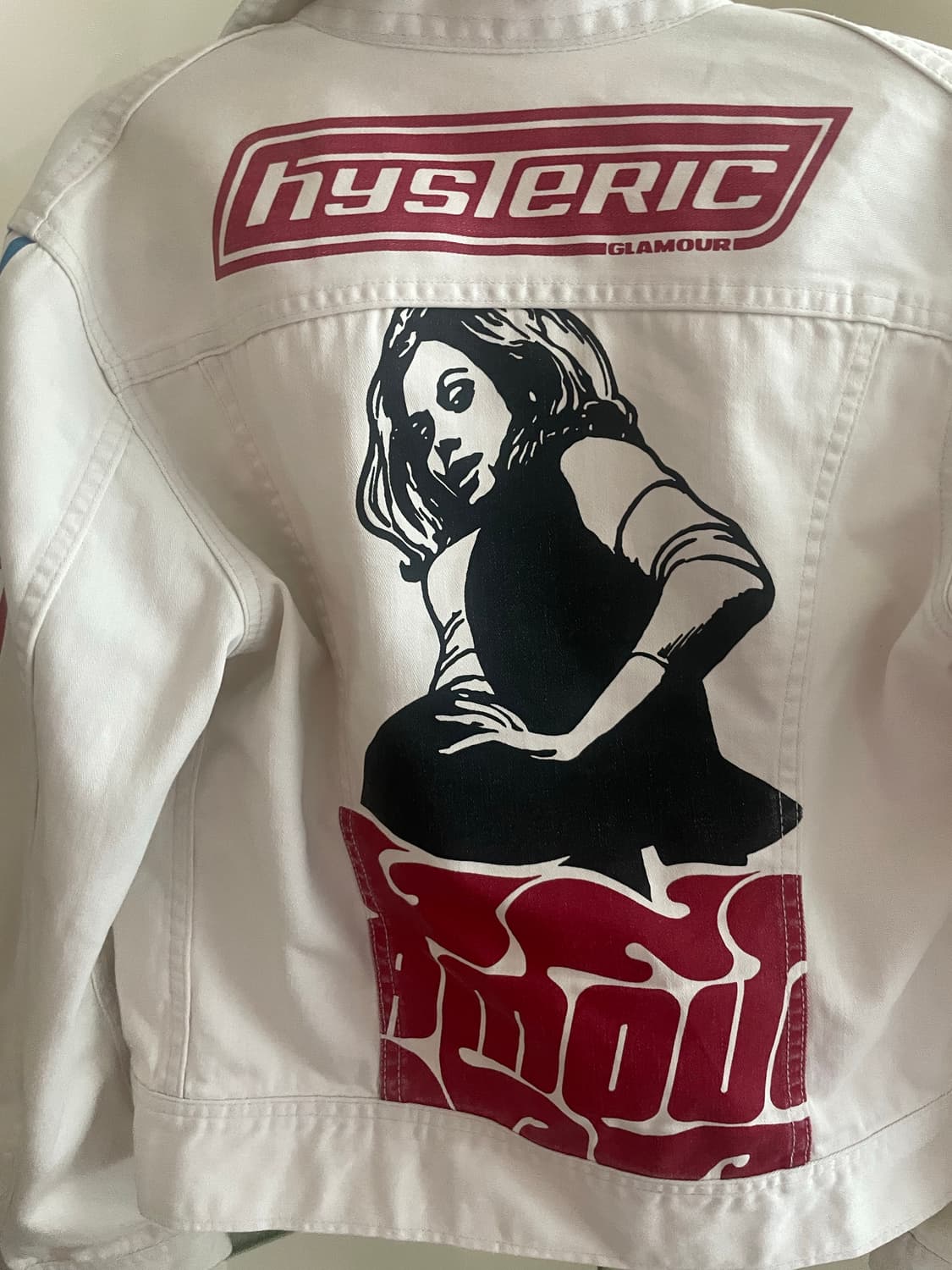 히스테릭글래머 빈티지 화이트 데님 자켓 상품이미지1