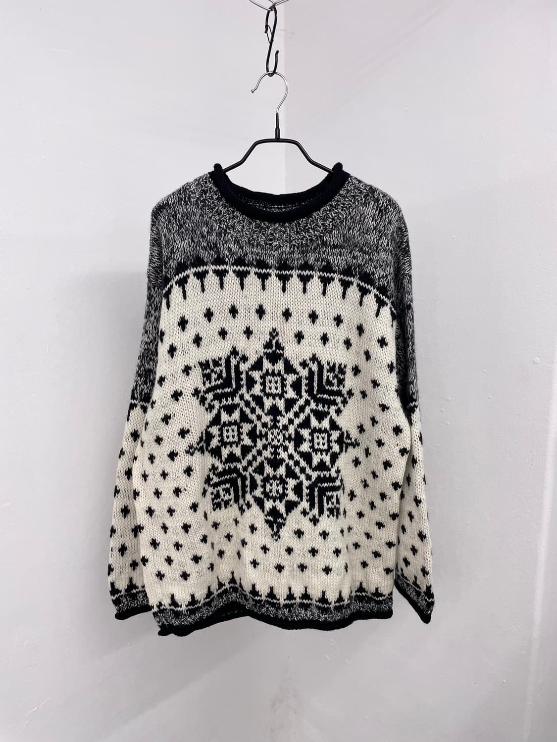 JPN 울 오레오 코위찬 니트 상품이미지5