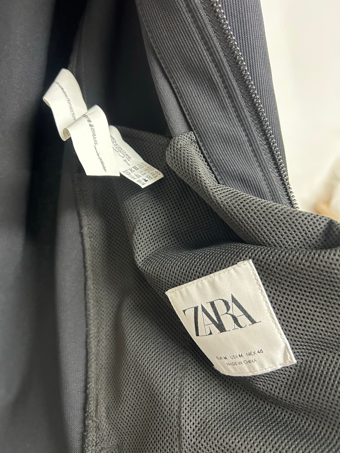 ZARA 블랙 집업 자켓 M 상품이미지8