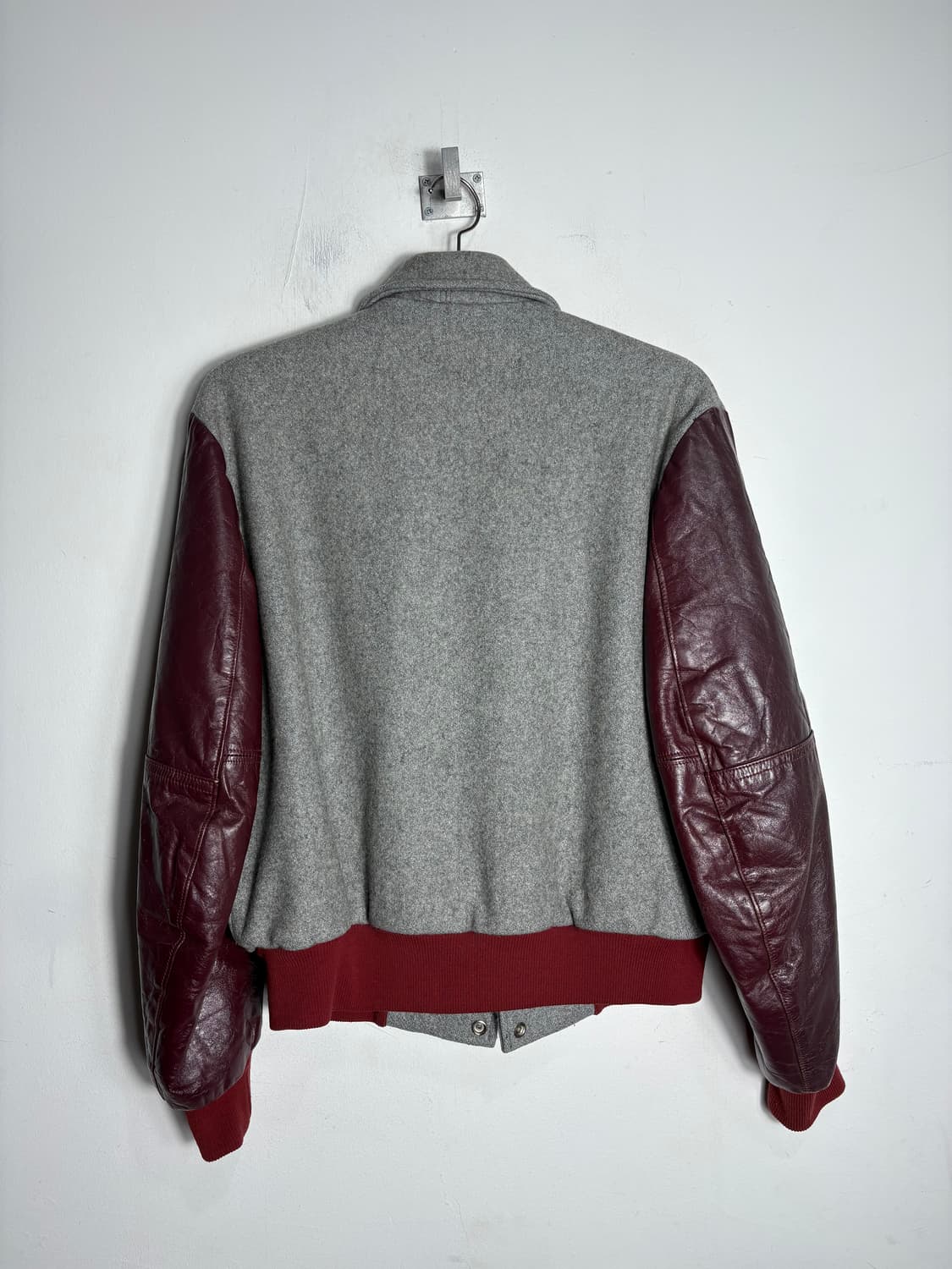 Symax 캐나다 울 가죽 바시티 자켓 상품이미지4