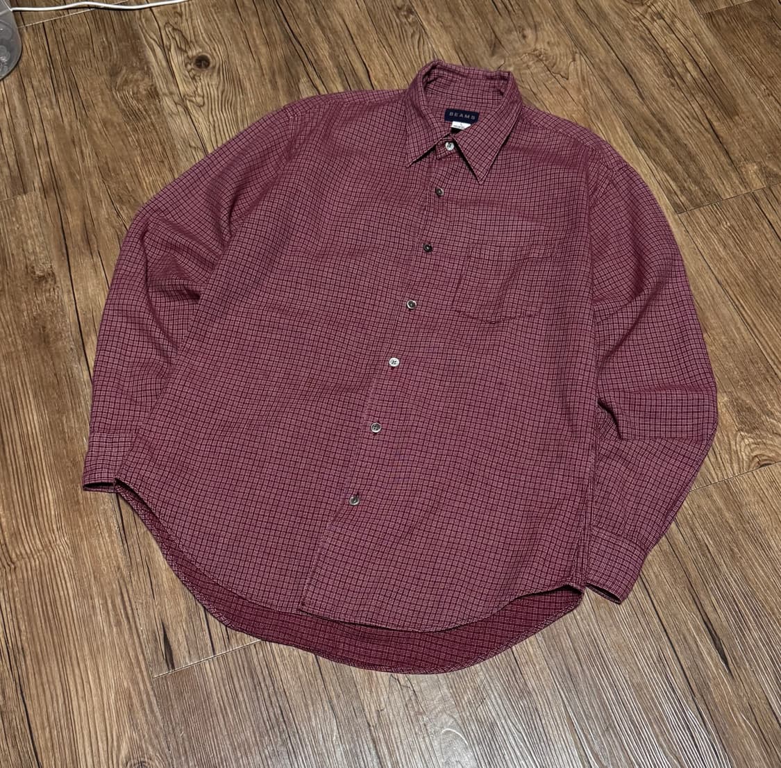 [L] 빔즈 빈티지 체크 셔츠 상품이미지1