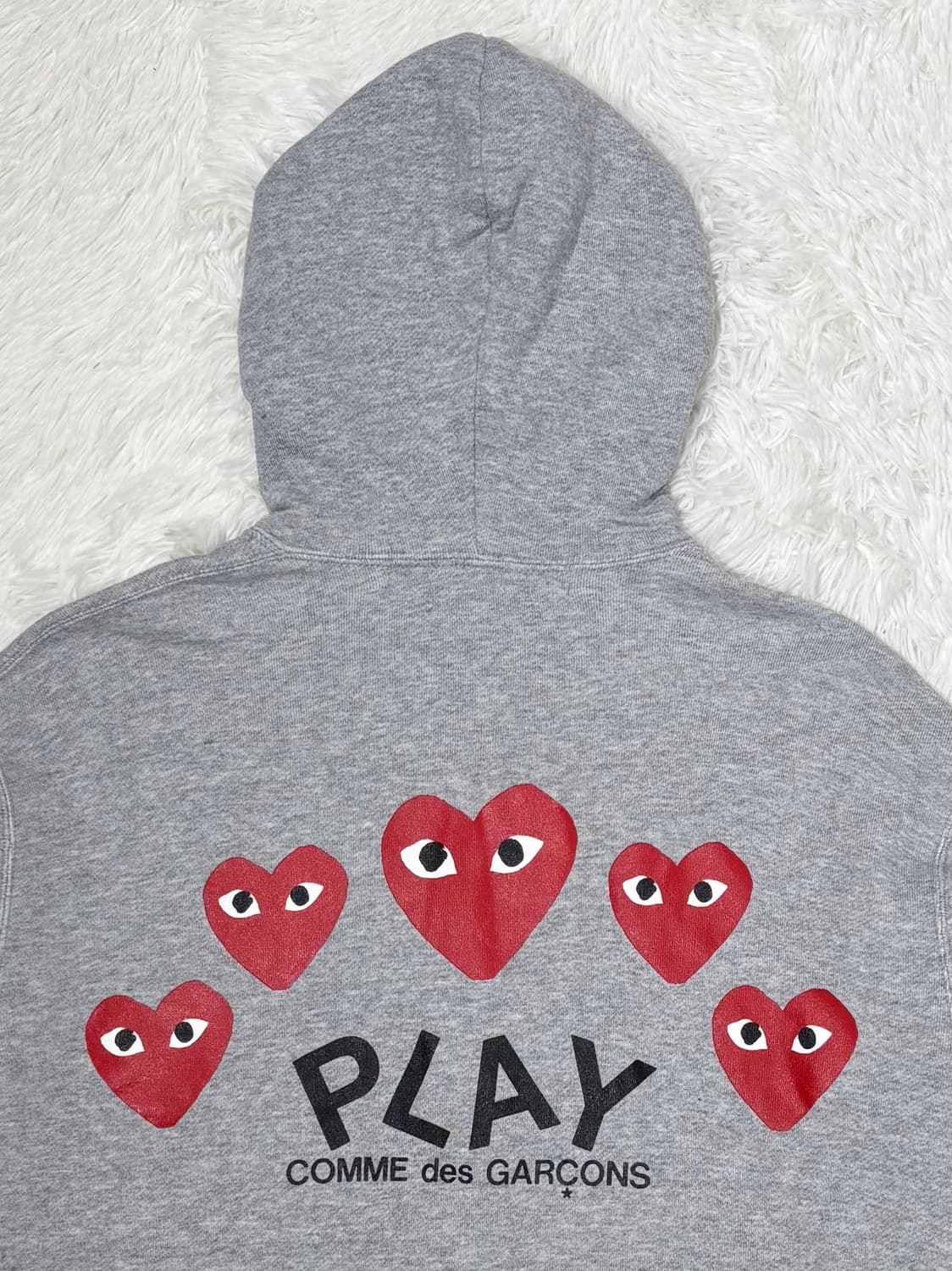 꼼데가르송 하트와펜 그레이 후드집업 상품이미지5