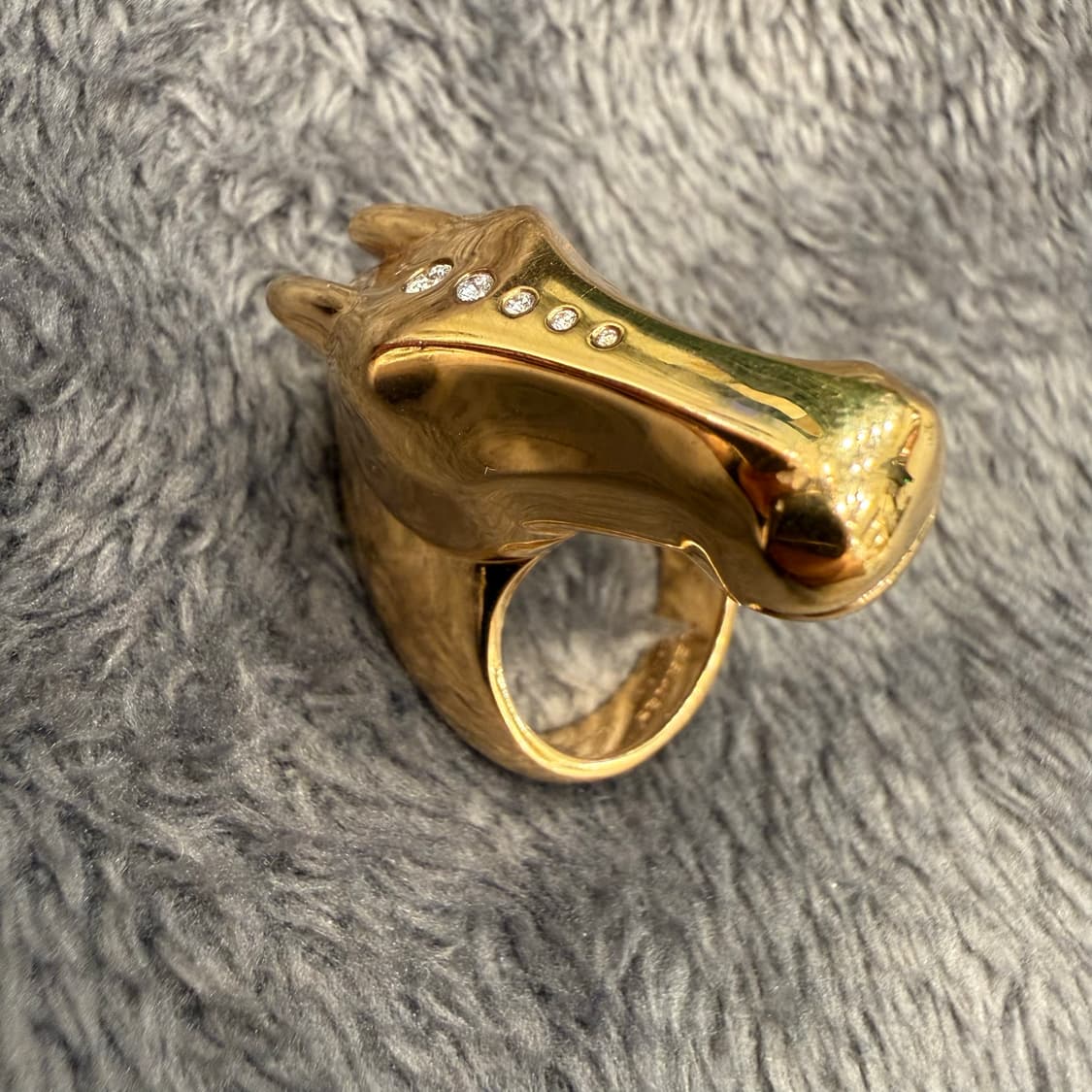 hermes Vintage 18K GoldHorse Head Diamon 상품이미지6
