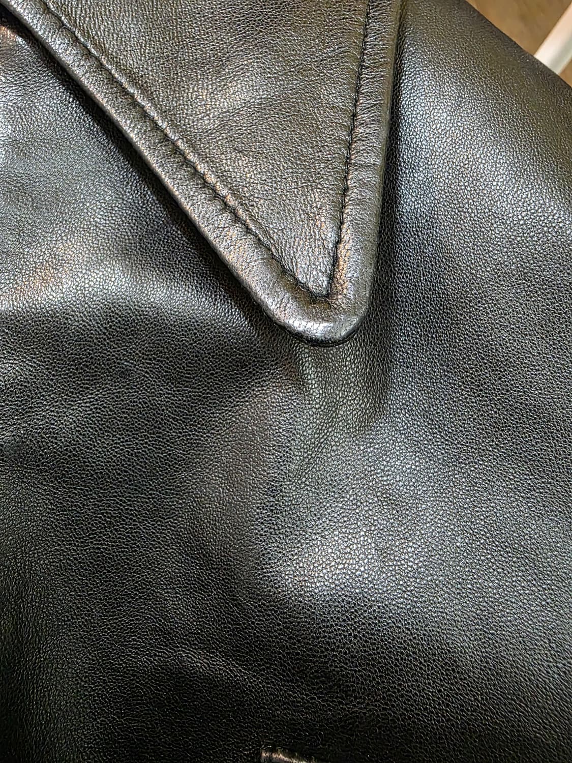 상태좋음)리얼 양가죽 숏자켓. 가죽블루종 상품이미지5