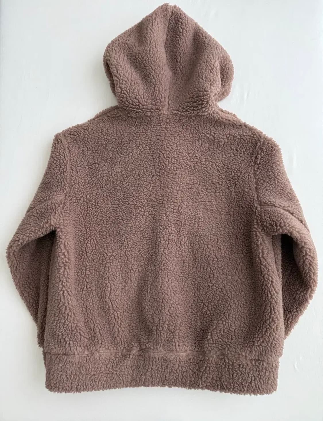 MLB 베이직 후디드 덤블 후리스 점퍼 베이지 상품이미지2