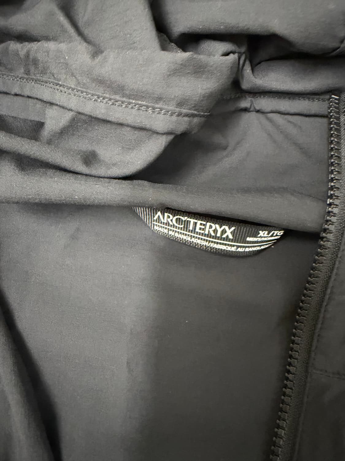 아크테릭스 스쿼미시 XL 사이즈  상태 9.6/10  사진찍고 절대 안입 상품이미지6