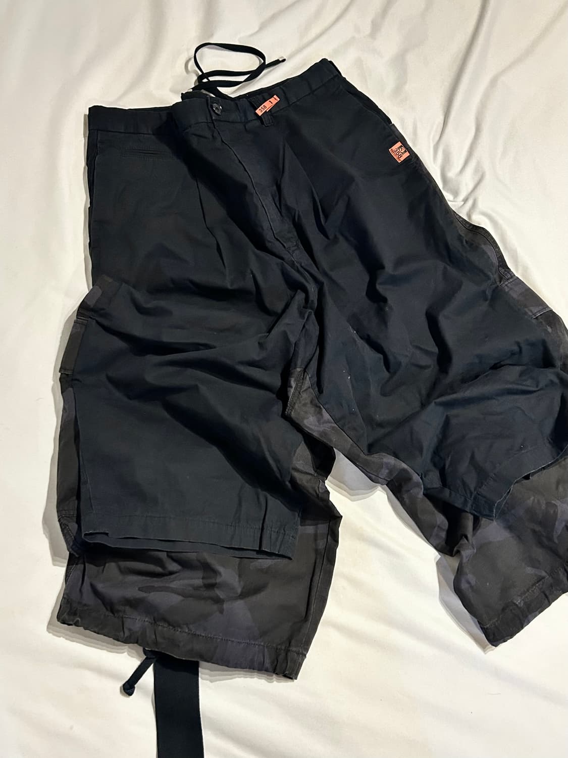 미하라 야스히로 8부 레이어드 바지 상품이미지1