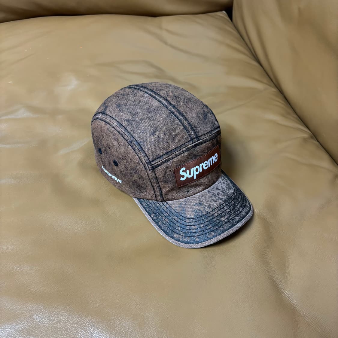Supreme 슈프림 코듀라 워시드 러스트 캠프캡 모자 상품이미지1
