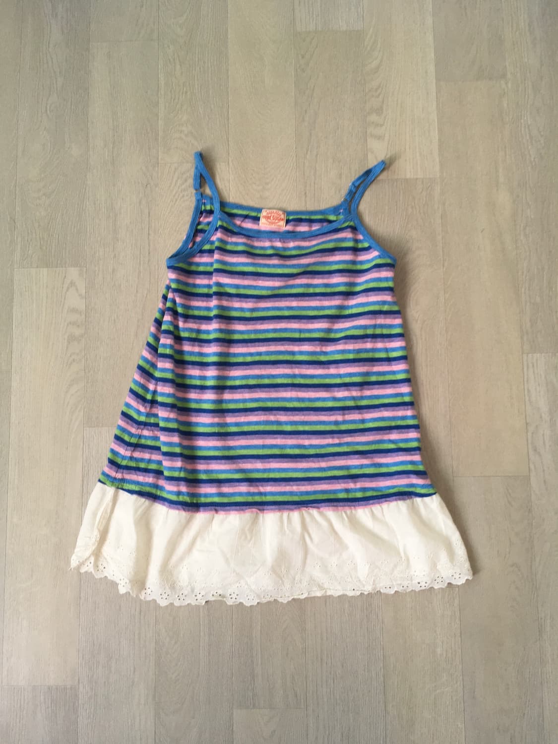 jpn vintage palette stripe lace sleevele 상품이미지4