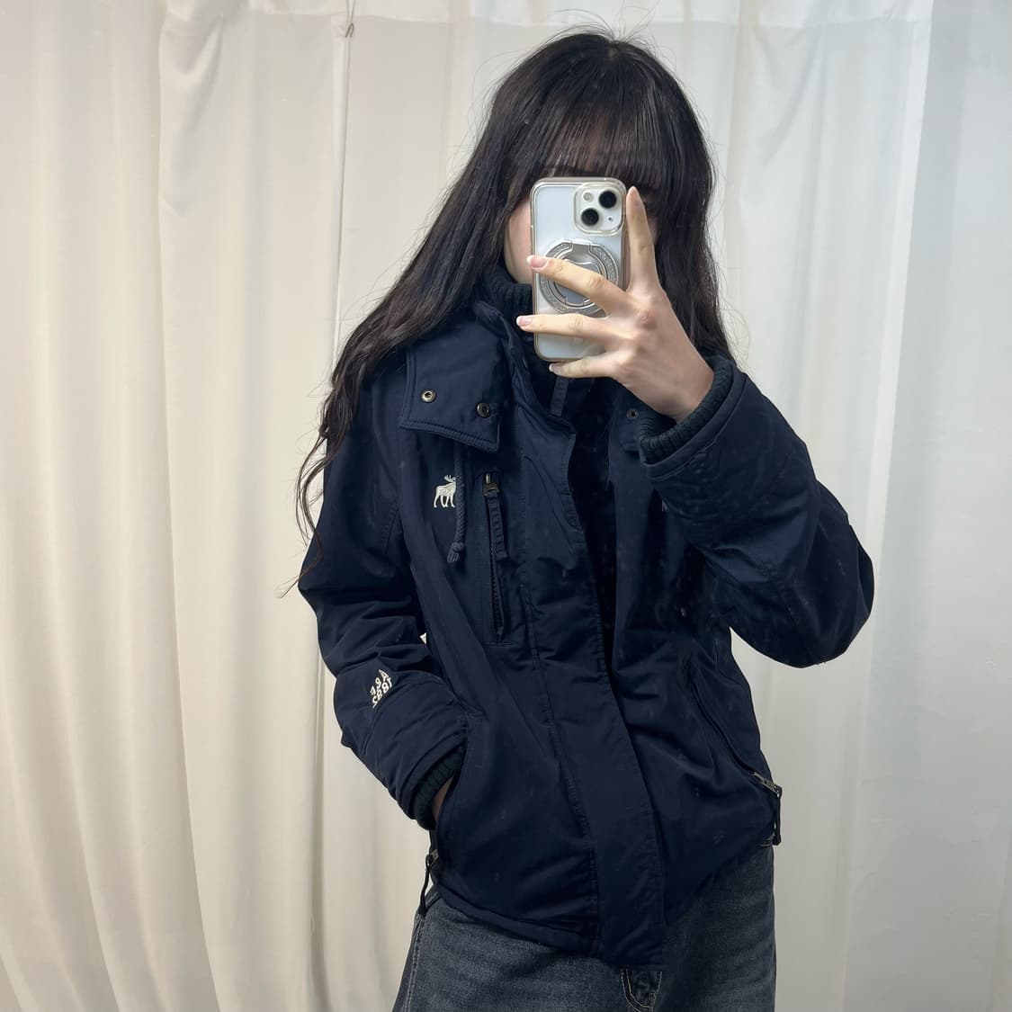 Abercrombie Navy Jumper 상품이미지1