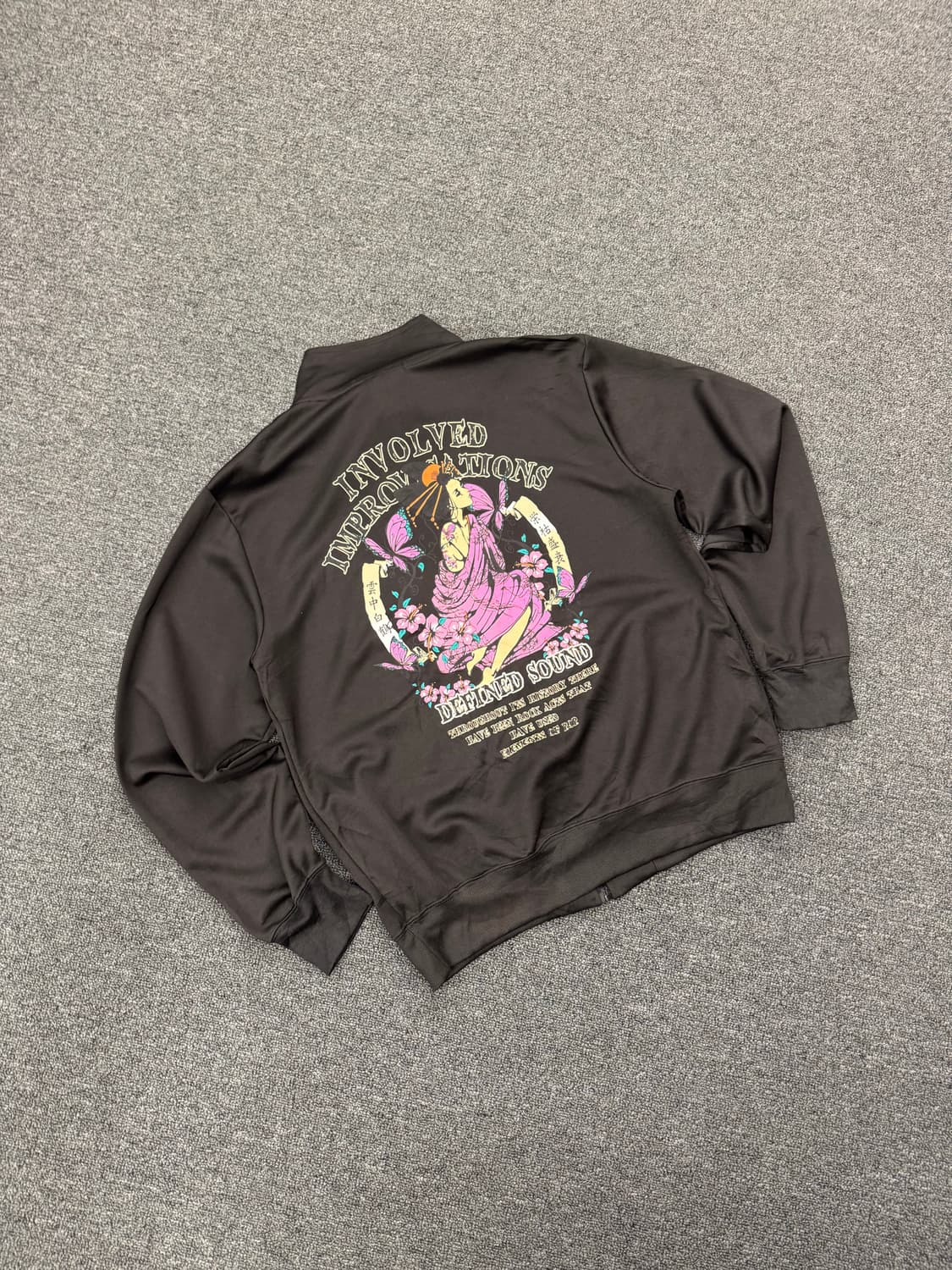 Japanese vintage 동양프린팅 집업져지 상품이미지4