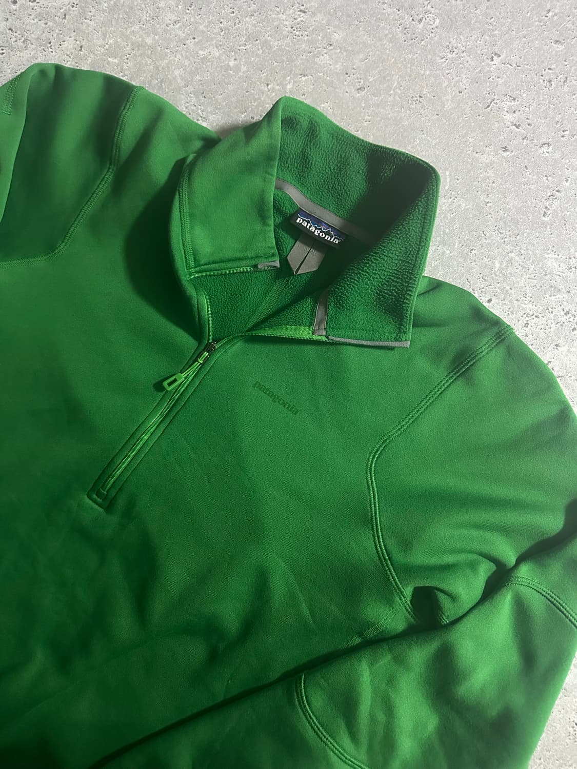 파타고니아 피톤 하이브리드 쿼터집 플리스 그린 상품이미지1