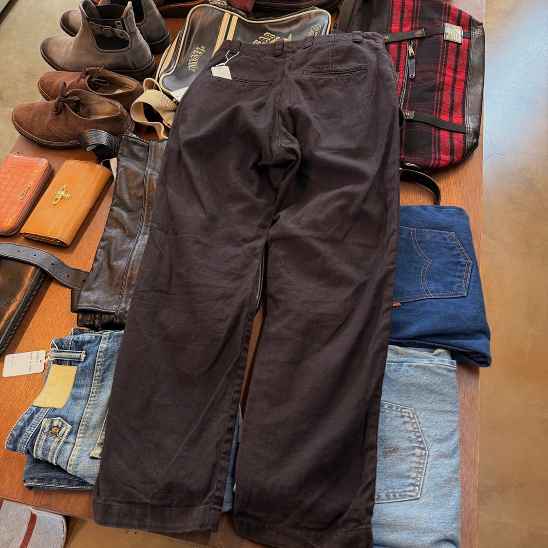 NO CONTROL AIR페이딩 패브릭 후크 디테일 일본생산 29 30 상품이미지4