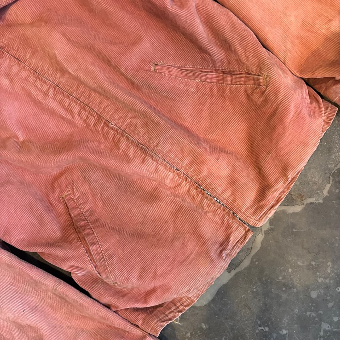 60년대 미국 빈티지 코듀로이 블루종 자켓 상품이미지4