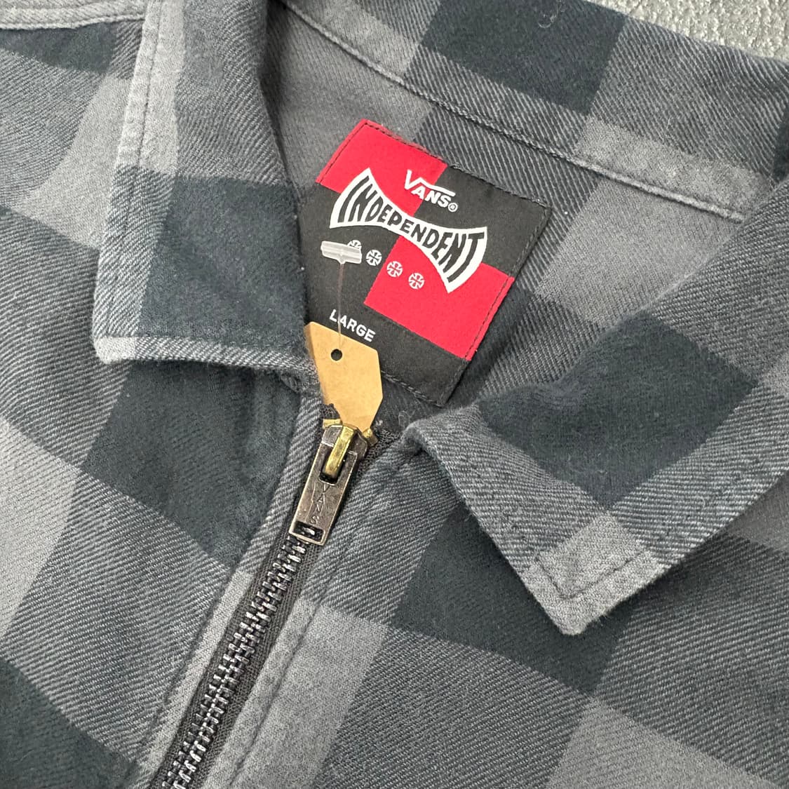 (100)반스x인디펜던트체크셔츠 상품이미지3